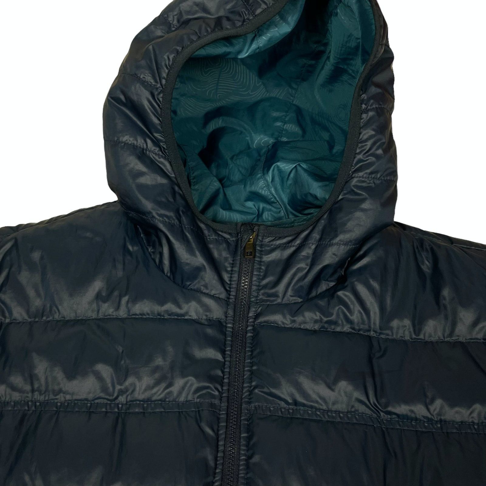 Nike × Vintage Nike Swoosh 550 Mens Navy Polyester Full Zip Puffer Jacket M Size US M / EU 48-50 / 2 - 3 Thumbnail