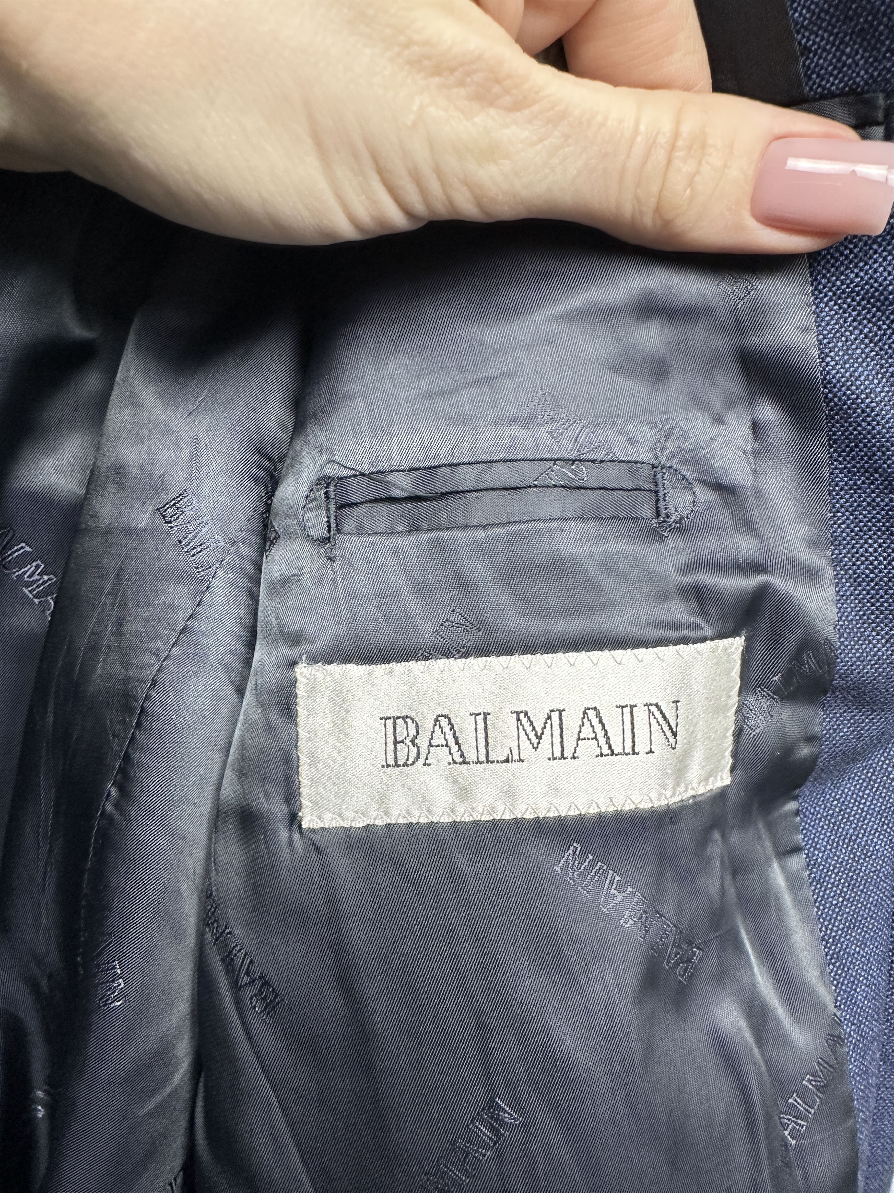 Balmain Balmain Mens Wool Blazer Jacket Size US L / EU 52-54 / 3 - 4 Thumbnail