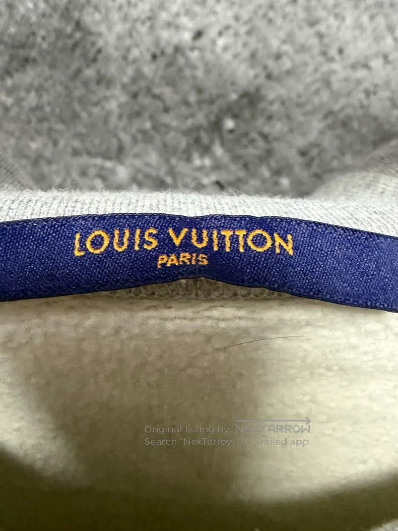 Louis Vuitton Louis Vuitton Grey ink-splashed sweatshirt Size US XXL / EU 58 / 5 - 3 Thumbnail