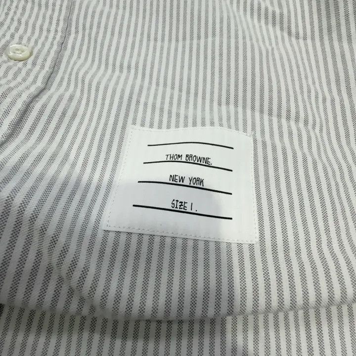 Thom Browne Thom Browne Casual Striped Short Sleeve Shirt -2507 Size US S / EU 44-46 / 1 - 5 Thumbnail