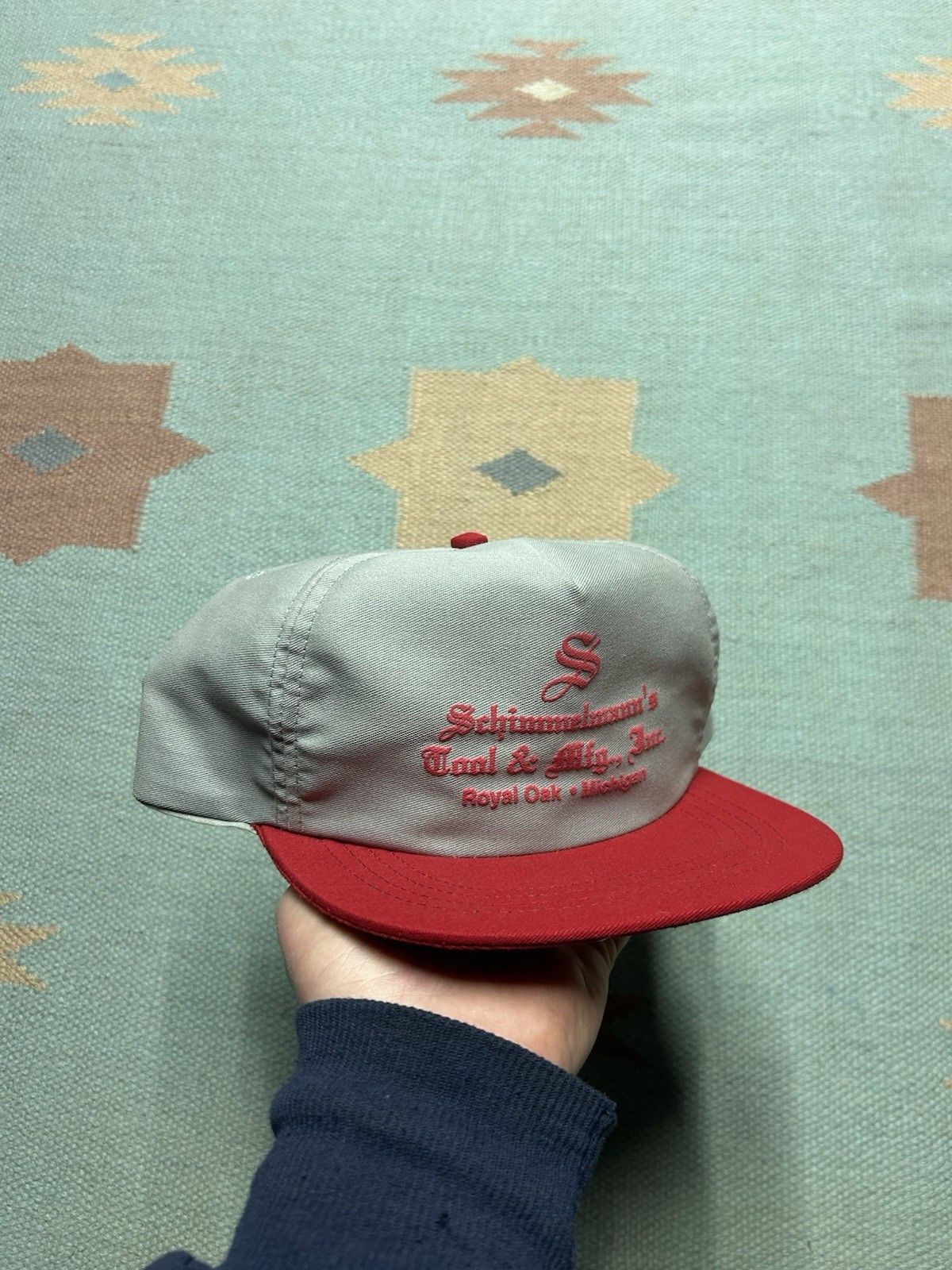 Vintage Vtg snapback hat Schimmelmann’s tool & mfg Michigan made USA Size ONE SIZE - 1 Thumbnail