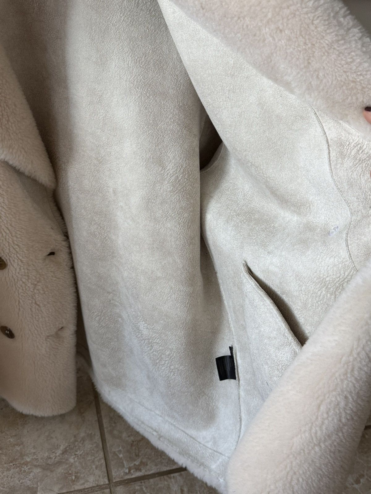 Other Elegant cream faux fur coat by Angel Size M / US 6-8 / IT 42-44 - 6 Thumbnail