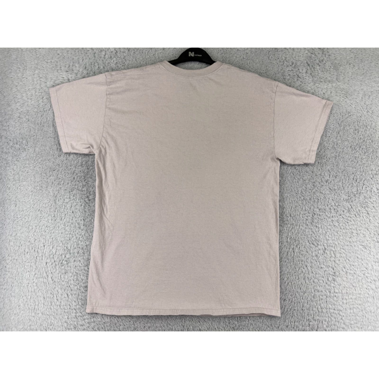 RHODE VINTAGE Steven Rhodes Shirt Men Adult Large Beige Cotton Jersey Logo Graphic Print 90s Art City Comics Designer American t-shirt Size US L / EU 52-54 / 3 - 2 Thumbnail