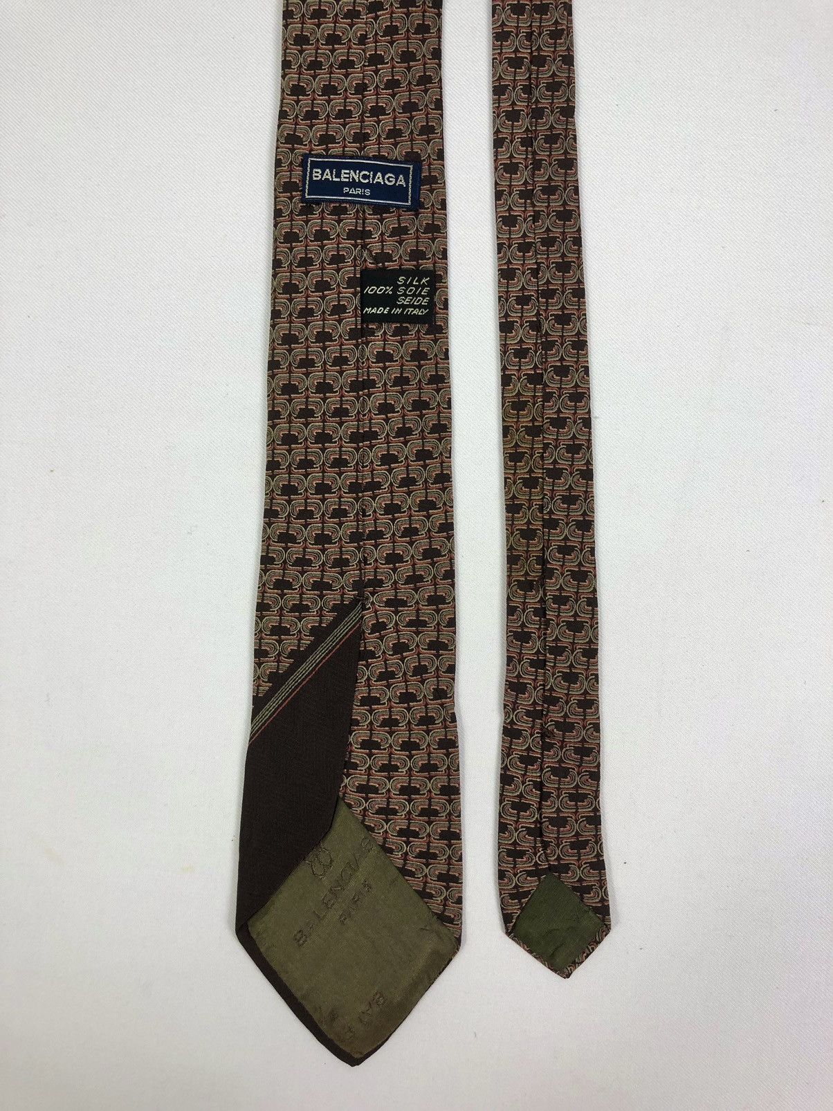 Balenciaga Rare Vintage Balenciaga Silk Tie Made in Italy Size ONE SIZE - 5 Thumbnail