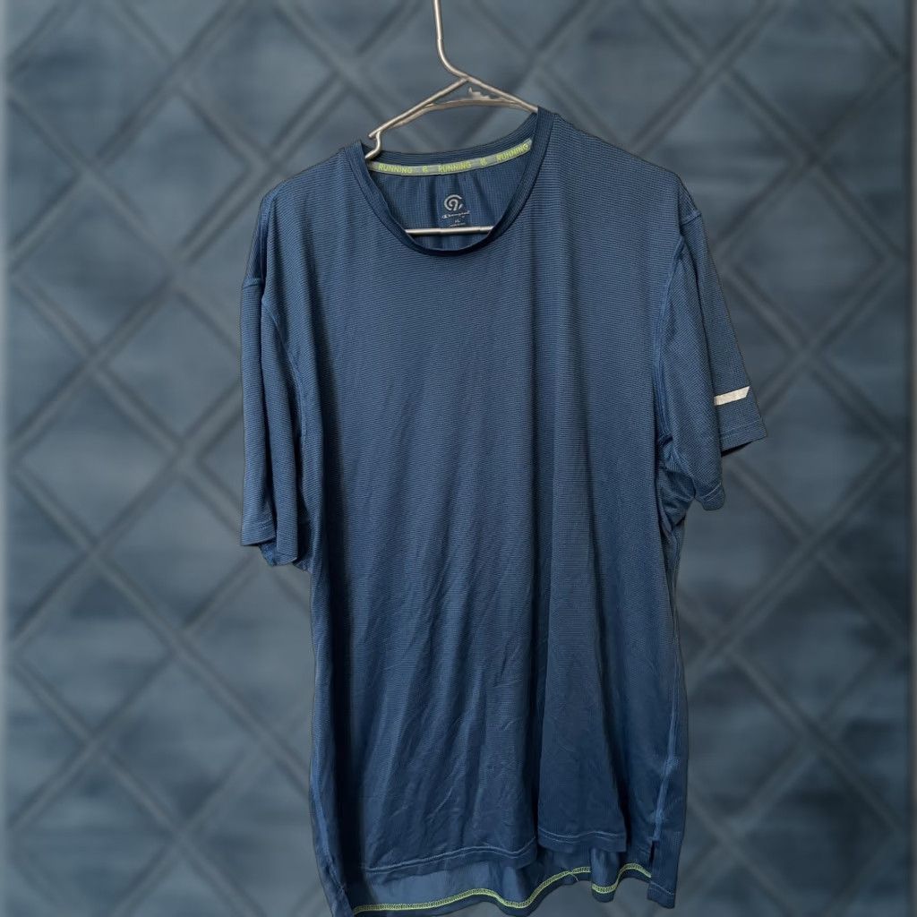 Champion Mens Champion C9 Blue Running Active T Shirt Short Sleeve Polyester Stretch XL Size US XL / EU 56 / 4 - 1 Thumbnail