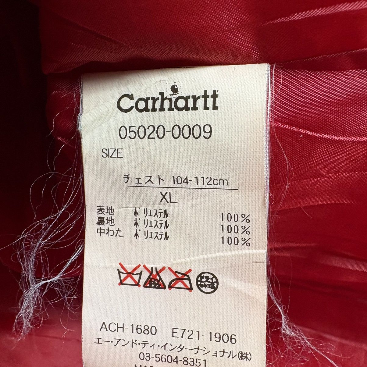 Carhartt Vintage Carhartt Hard At Work Puffer Patchwork Racing Jacket Size US XL / EU 56 / 4 - 11 Thumbnail