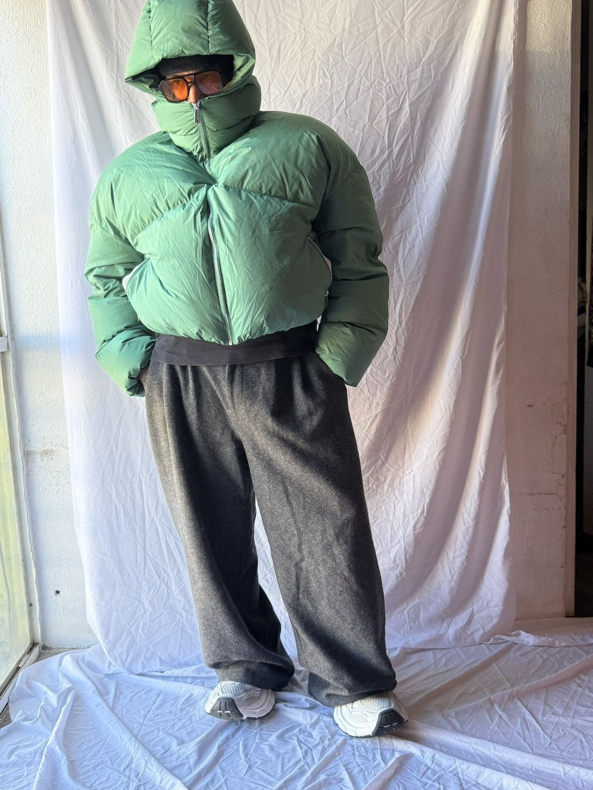 Other HWASAN CROPPED DOUBLE NECK BUBBLE Size US M / EU 48-50 / 2 - 1 Thumbnail
