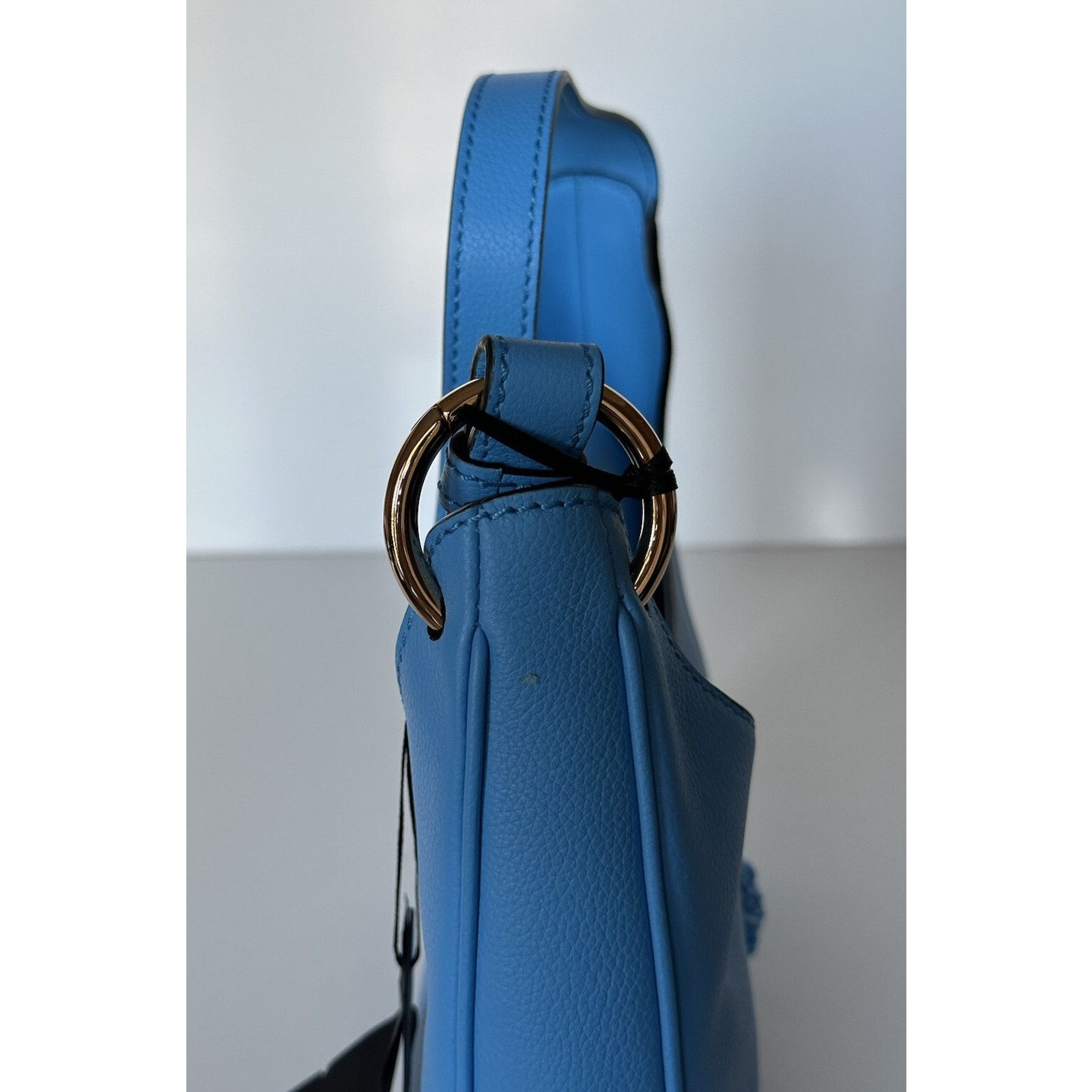 Versace Versace Medusa Head Leather Blue Medium Hobo Bag 1000699 Size ONE SIZE - 5 Thumbnail