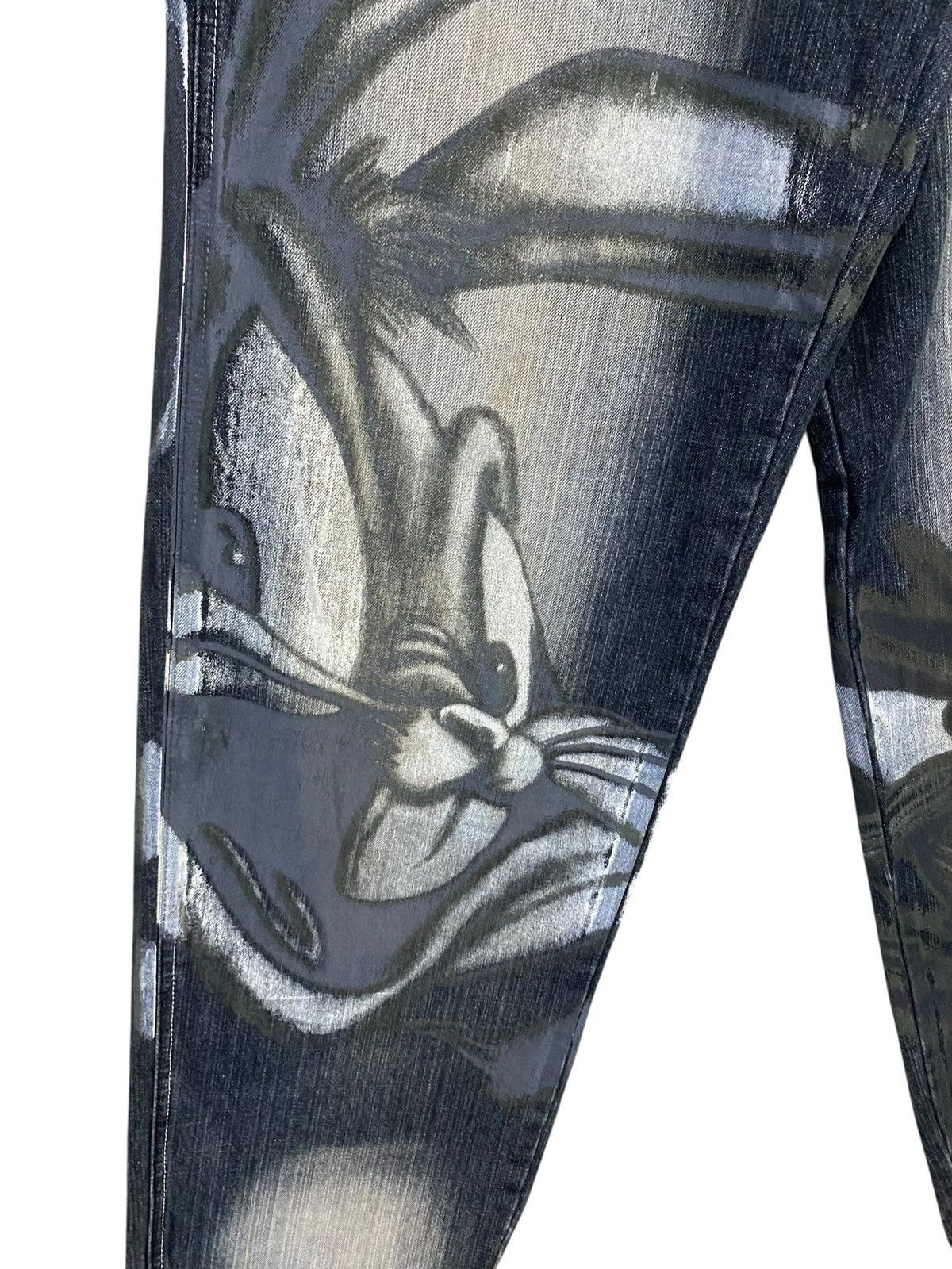 Cartoon Network Vintage LOT29 x looney tunes denim hand printed baggy style Size US 34 / EU 50 - 7 Thumbnail