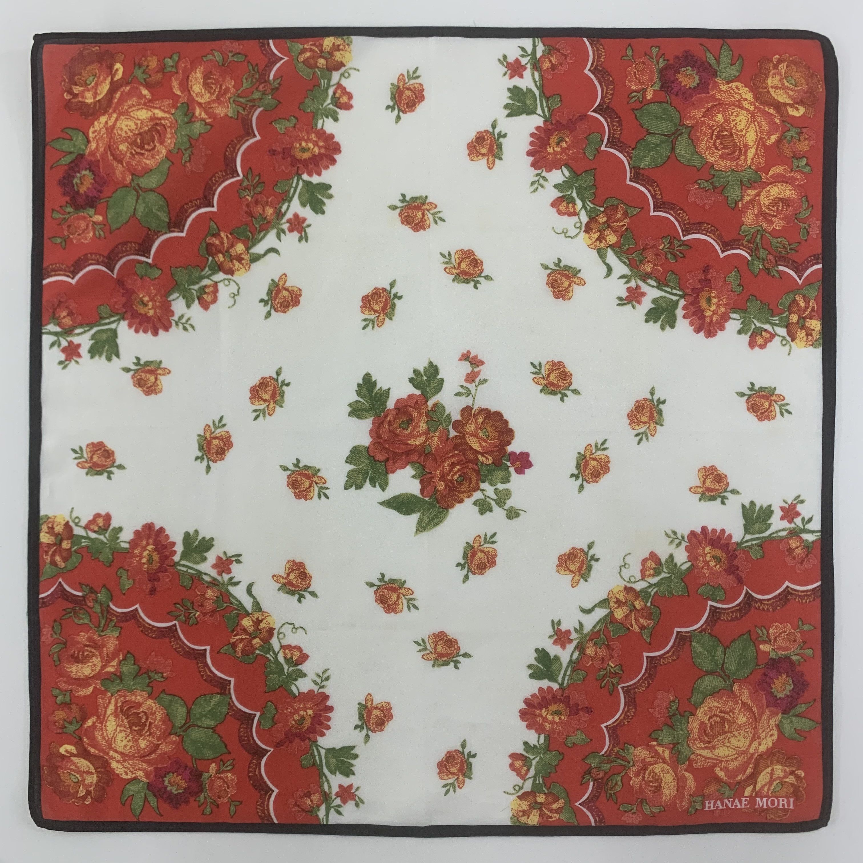 Hanae Mori Hanae Mori Handkerchief Bandana Neckerchief TB3401 Size ONE SIZE - 2 Thumbnail