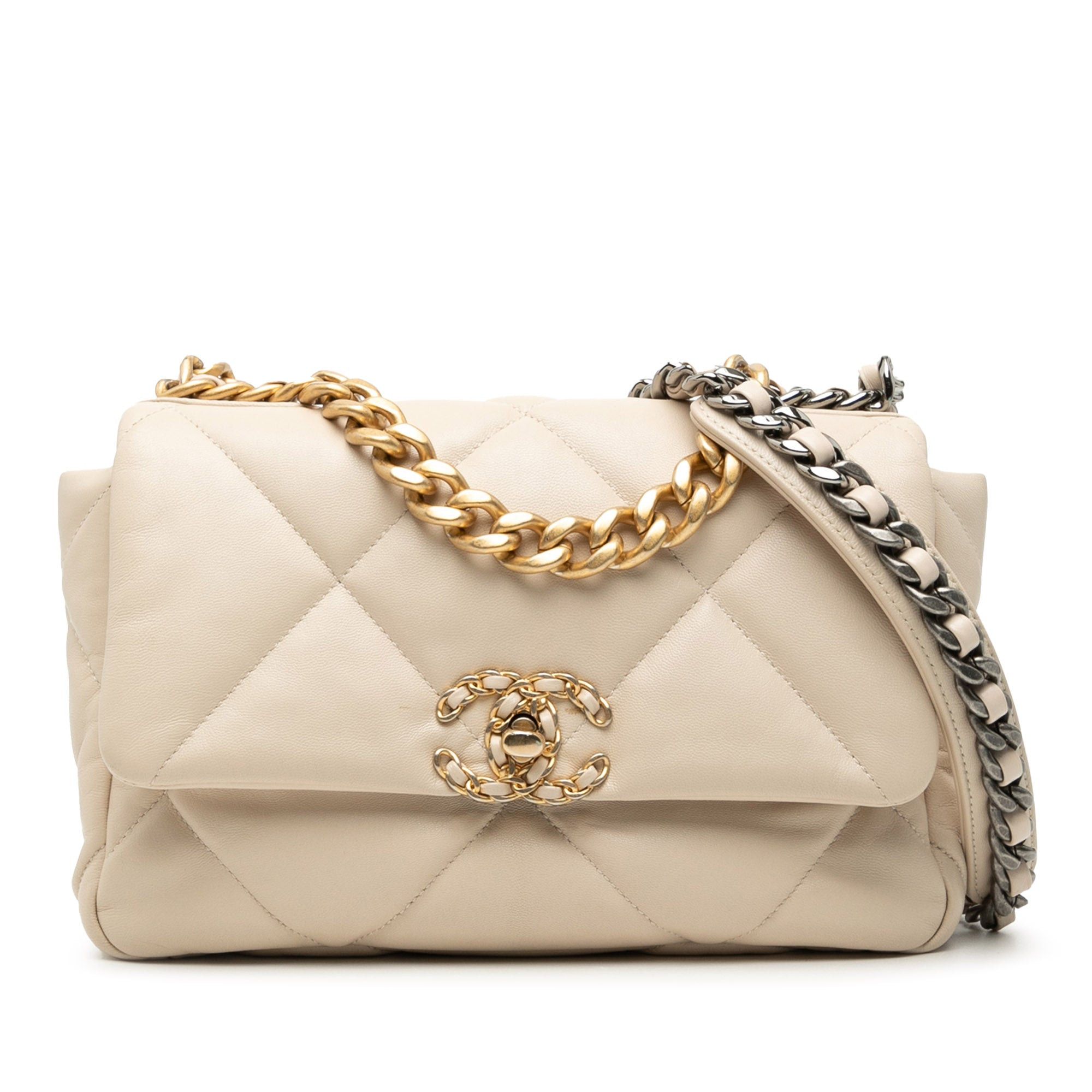 Chanel Medium Lambskin 19 Flap Size ONE SIZE - 1 Thumbnail