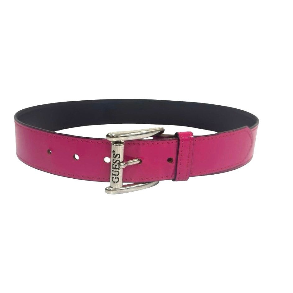 Guess Vintage Guess USA Hot Pink Logo Buckle Belt Medium Y2K Size ONE SIZE - 1 Thumbnail
