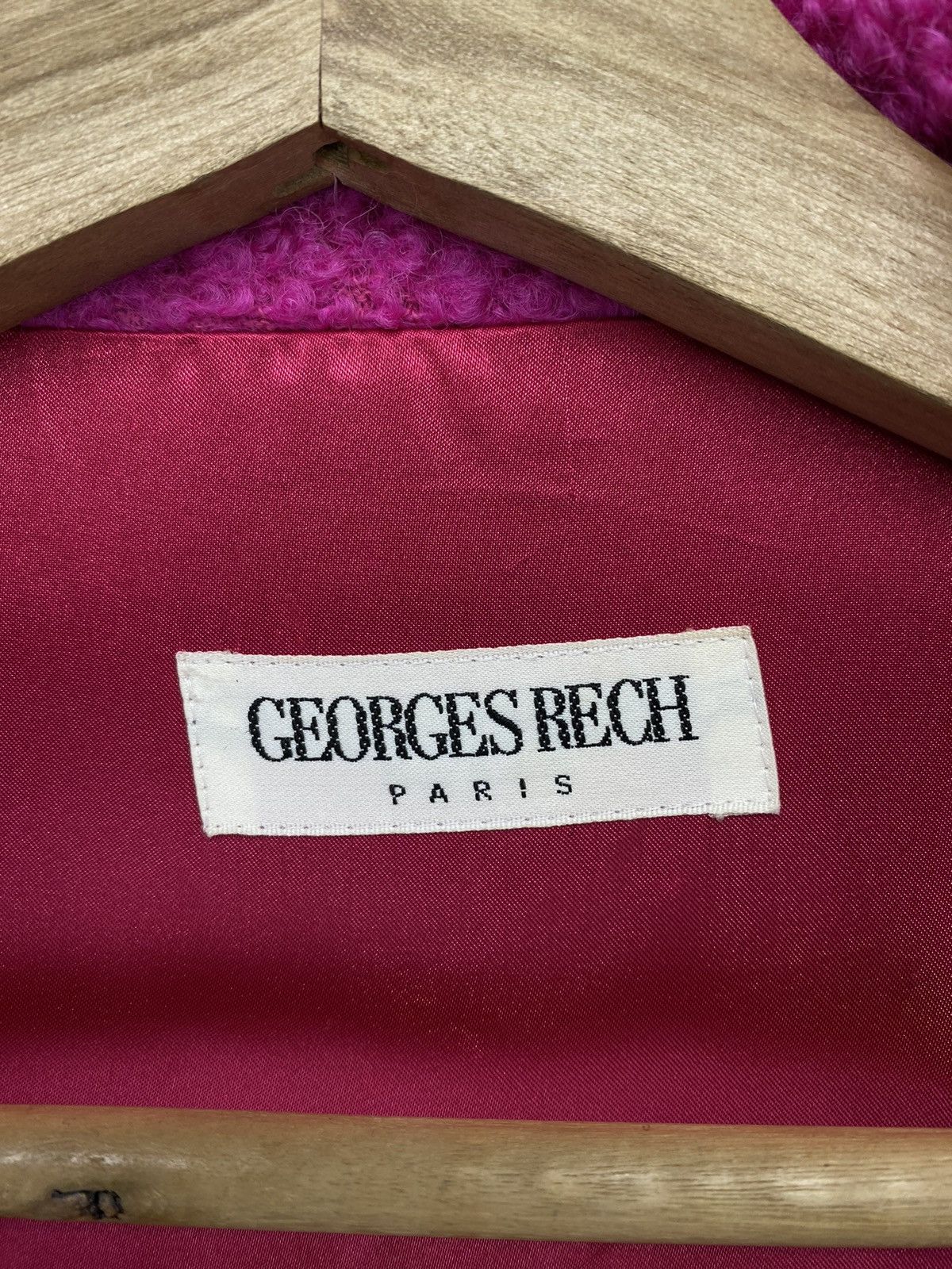 George Vintage George Rech Paris Wool Coat Jacket Size L / US 10 / IT 46 - 9 Thumbnail