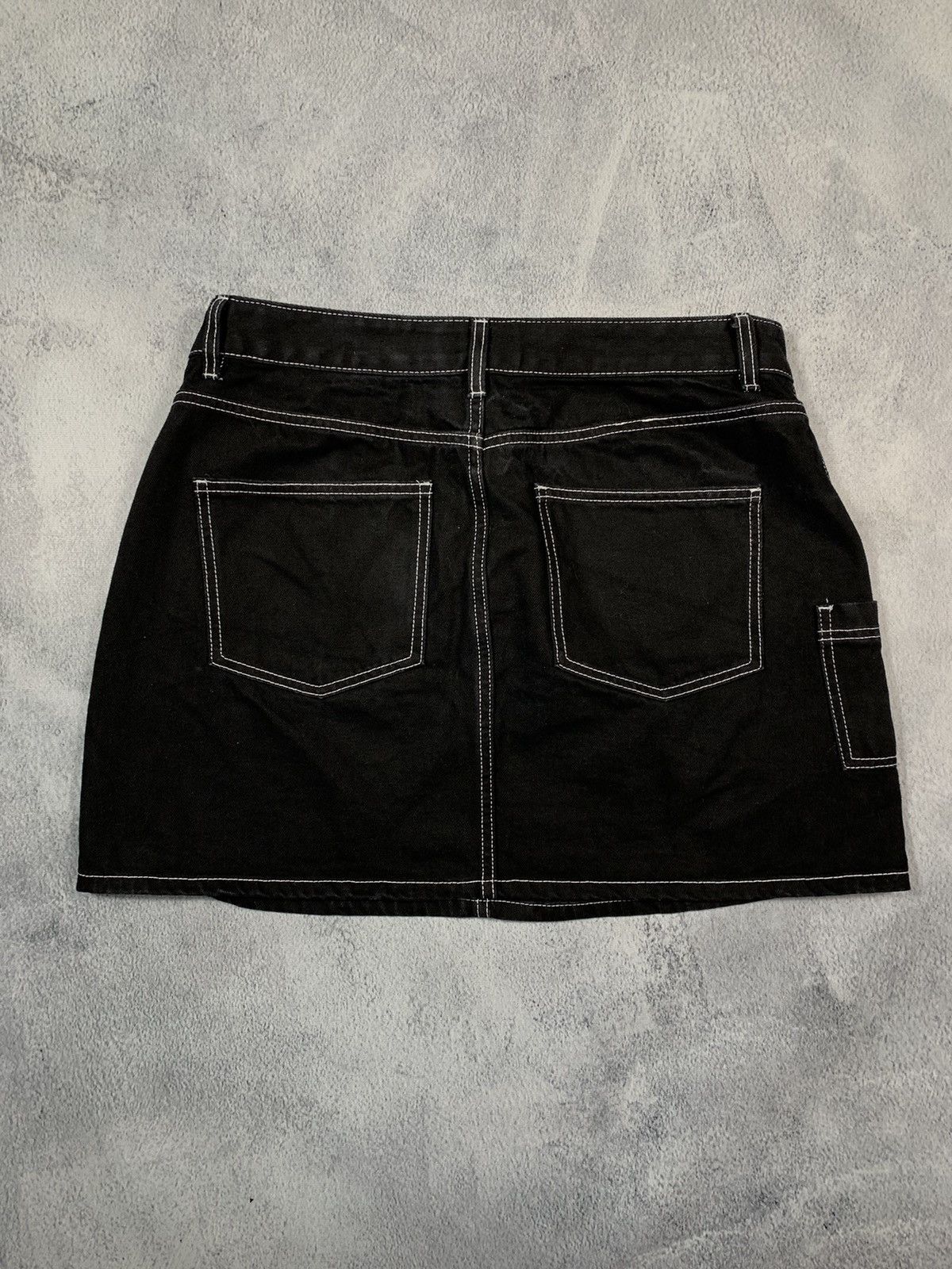 Japanese Brand × Vintage Intake Y2K Japanese cargo denim skirt workwear opium style Size 32" / US 10 / IT 46 - 5 Thumbnail