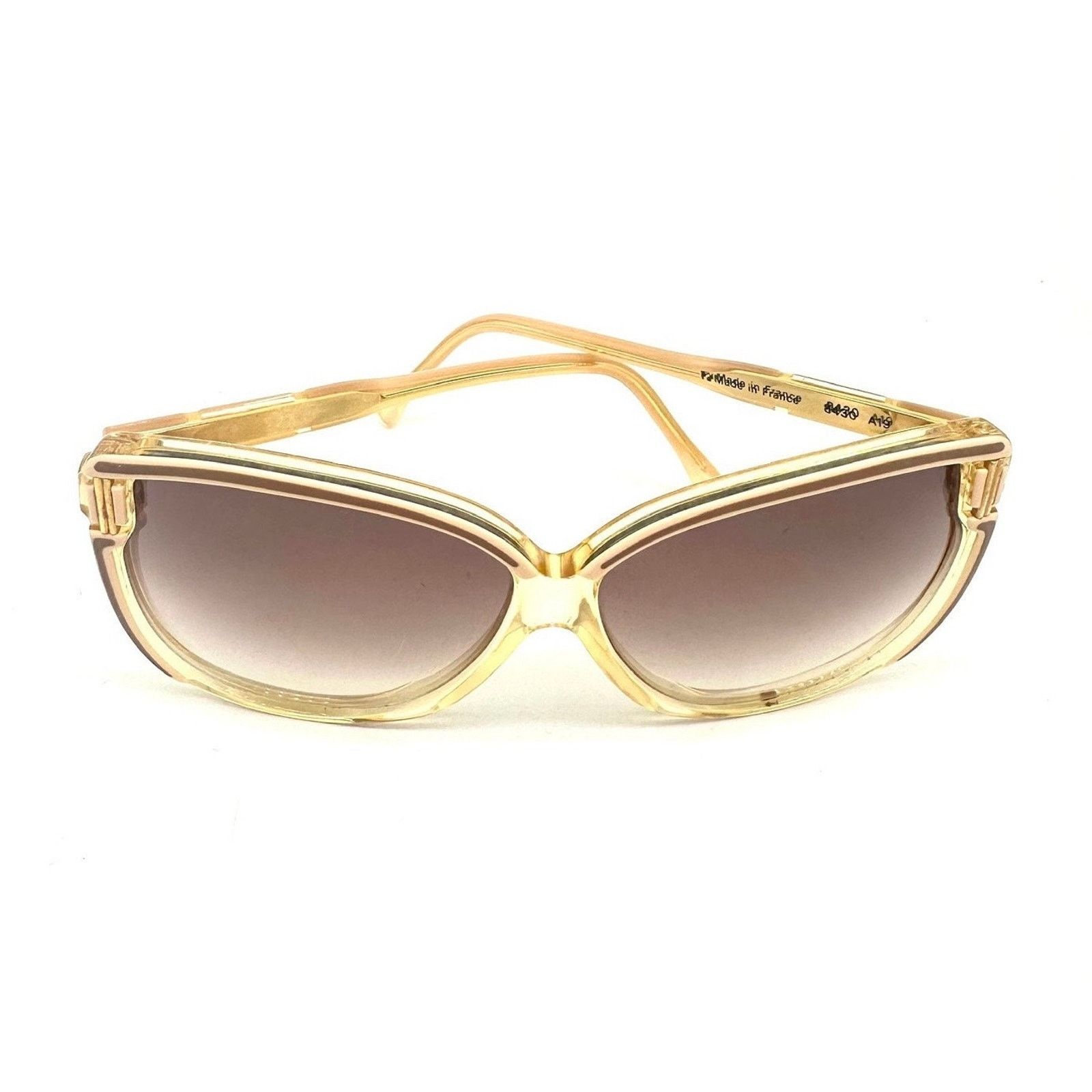 Courreges Courreges 8430 sunglasses cream gold, 1970s made in France Size ONE SIZE - 5 Thumbnail
