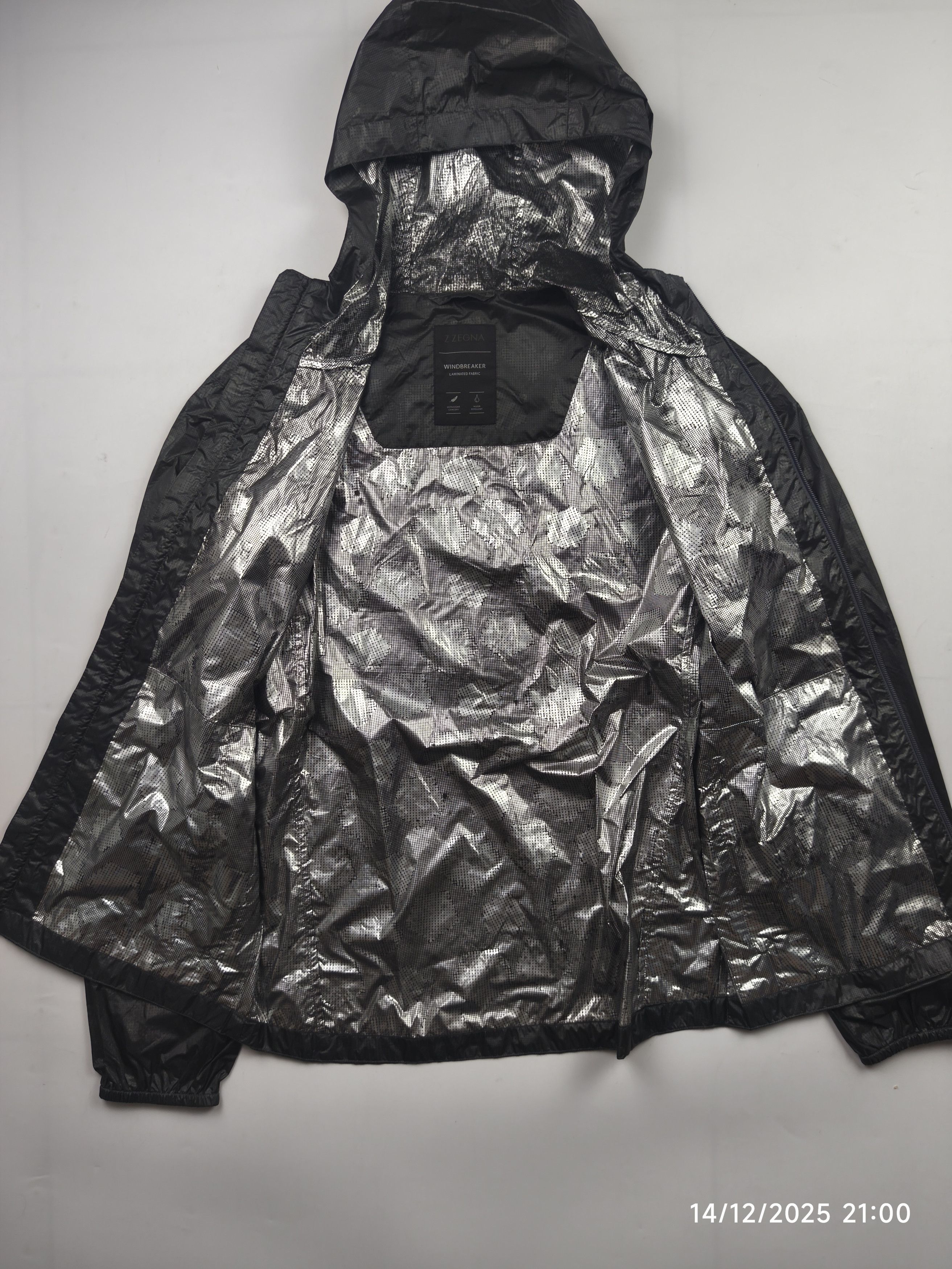Z Zegna Z Zegna Windbreaker Laminated Fabric Jacket Size US M / EU 48-50 / 2 - 3 Thumbnail