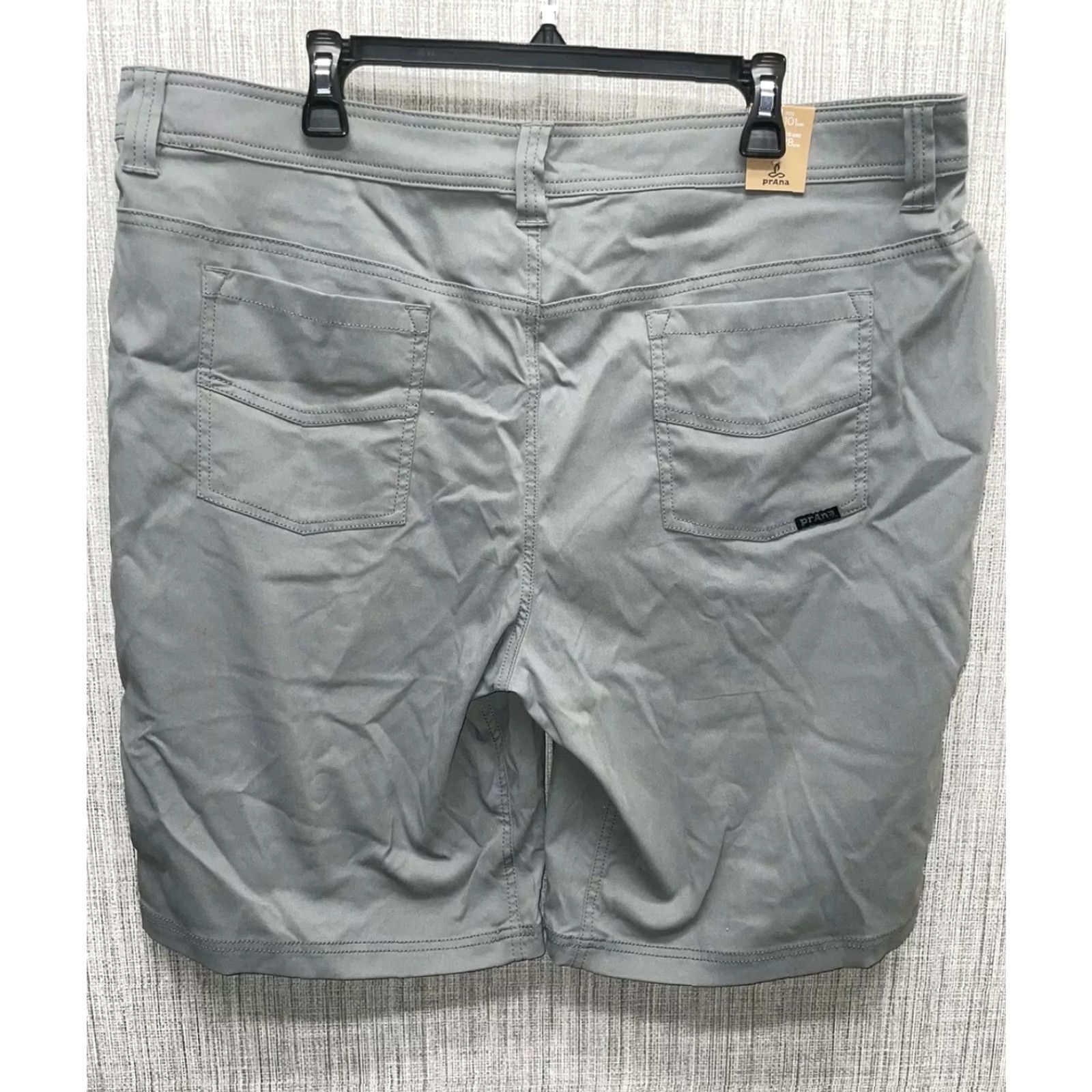 Prana Prana Casual Shorts Mens 40 Regular Gray Waist 40 Length 11 28cm Size US 40 / EU 56 - 4 Thumbnail