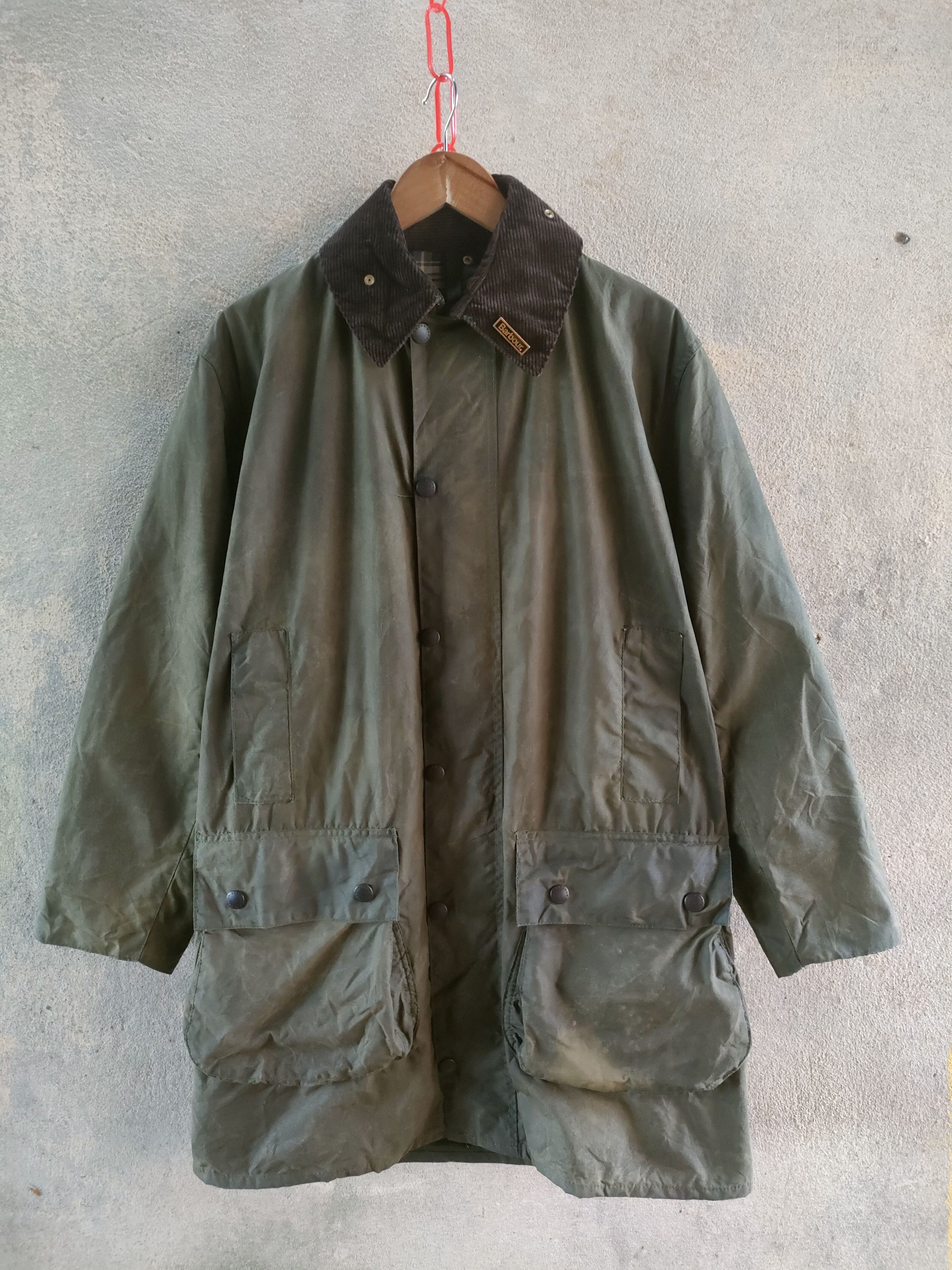 Barbour Barbour Border Waxed Cotton Long Jacket Size US M / EU 48-50 / 2 - 1 Thumbnail