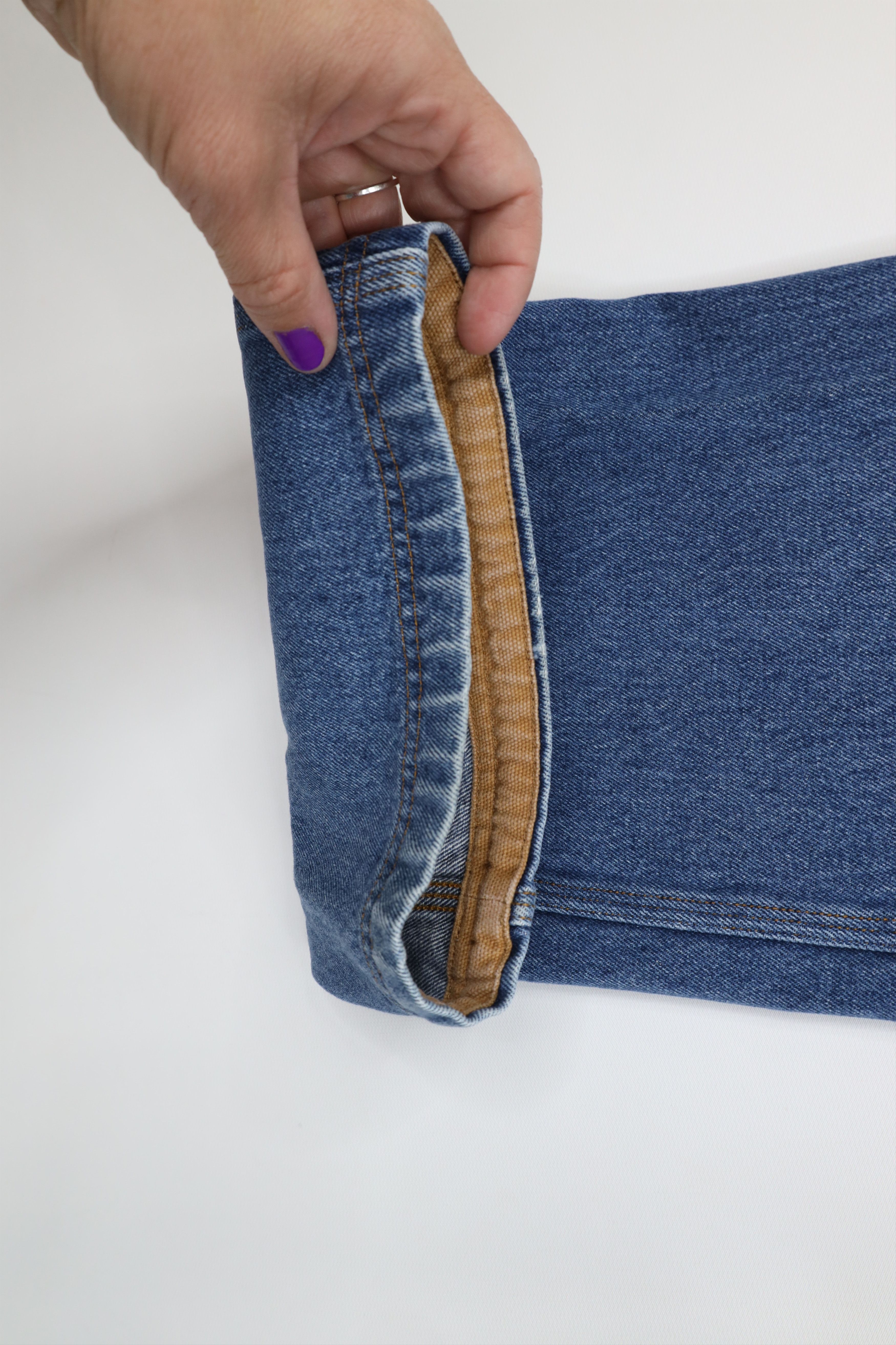 Duluth Trading Company Duluth Trading Co Workwear Wide Leg Denim Jeans Blue Size US 37 - 6 Thumbnail