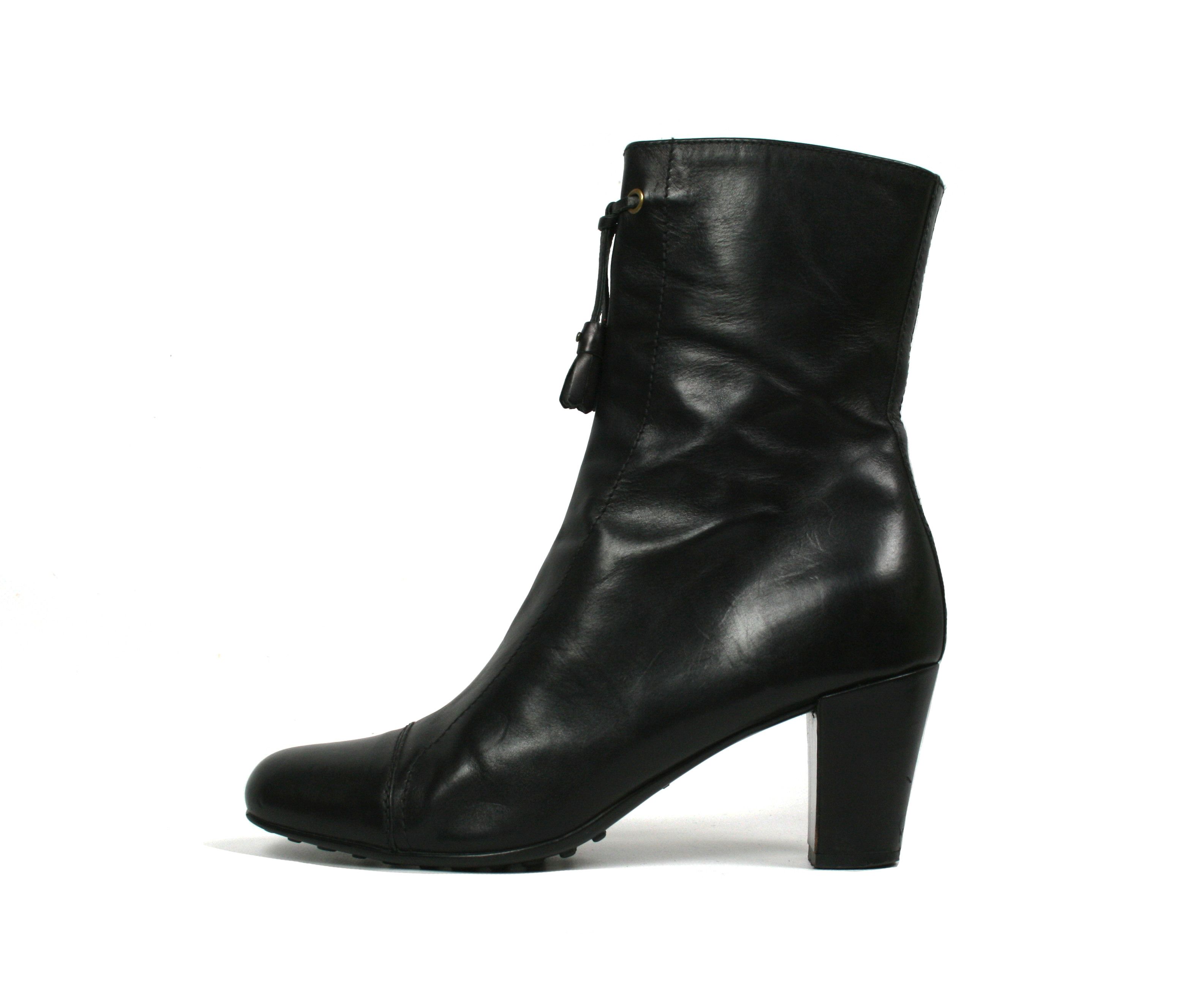 Car Shoe By Prada Heeled Ankle Boots Size US 9 / IT 39 - 2 Thumbnail