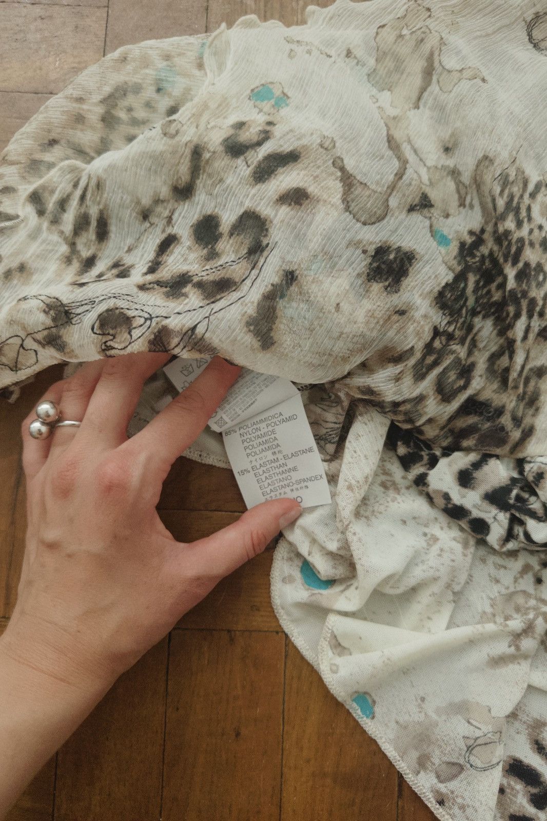 Liu Jo Liu•Jo silk blend animal-print mini skirt size xs-s Size 26" / US 2 / IT 38 - 4 Thumbnail