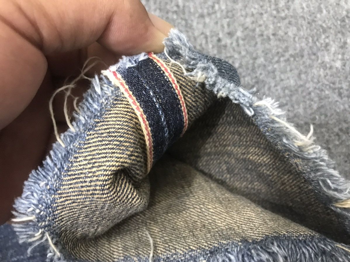 EDWIN 505z Short Mud Wash Rusty Selvedge Jeans