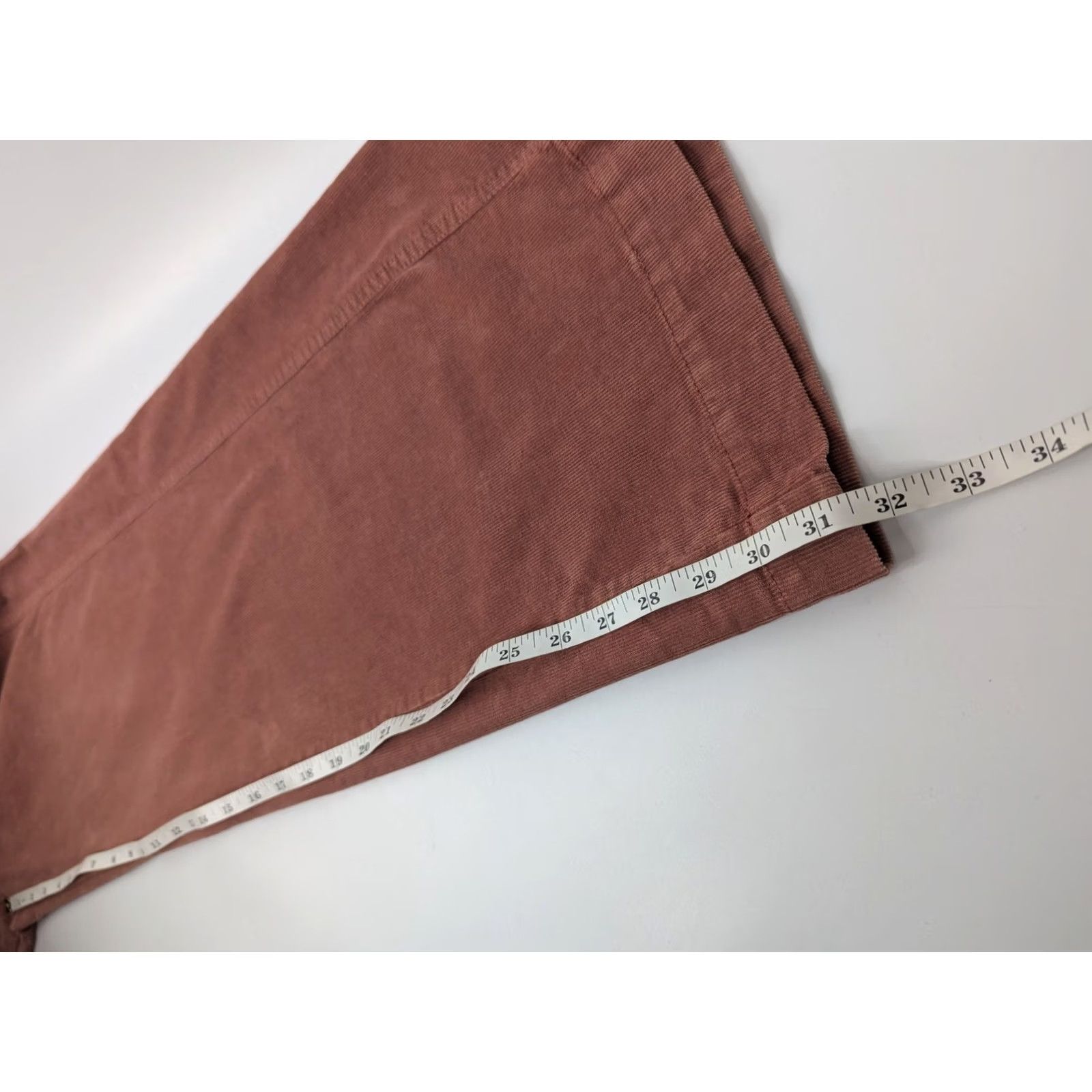 Anthropologie Anthropologie Pilcro Rose Pink 5 Pocket Wide Leg Corduroy Pants Women's Size 27 Size 27" / US 4 / IT 40 - 5 Thumbnail