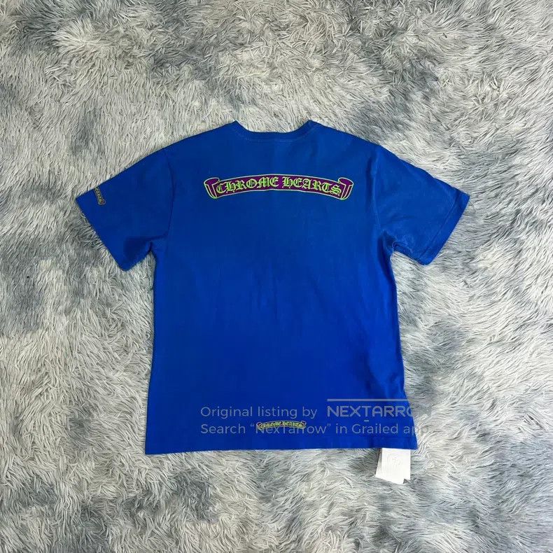 Chrome Hearts CHROME HEARTS Size M Scroll rune logo short sleeve t-shirt Size US M / EU 48-50 / 2 - 2 Thumbnail