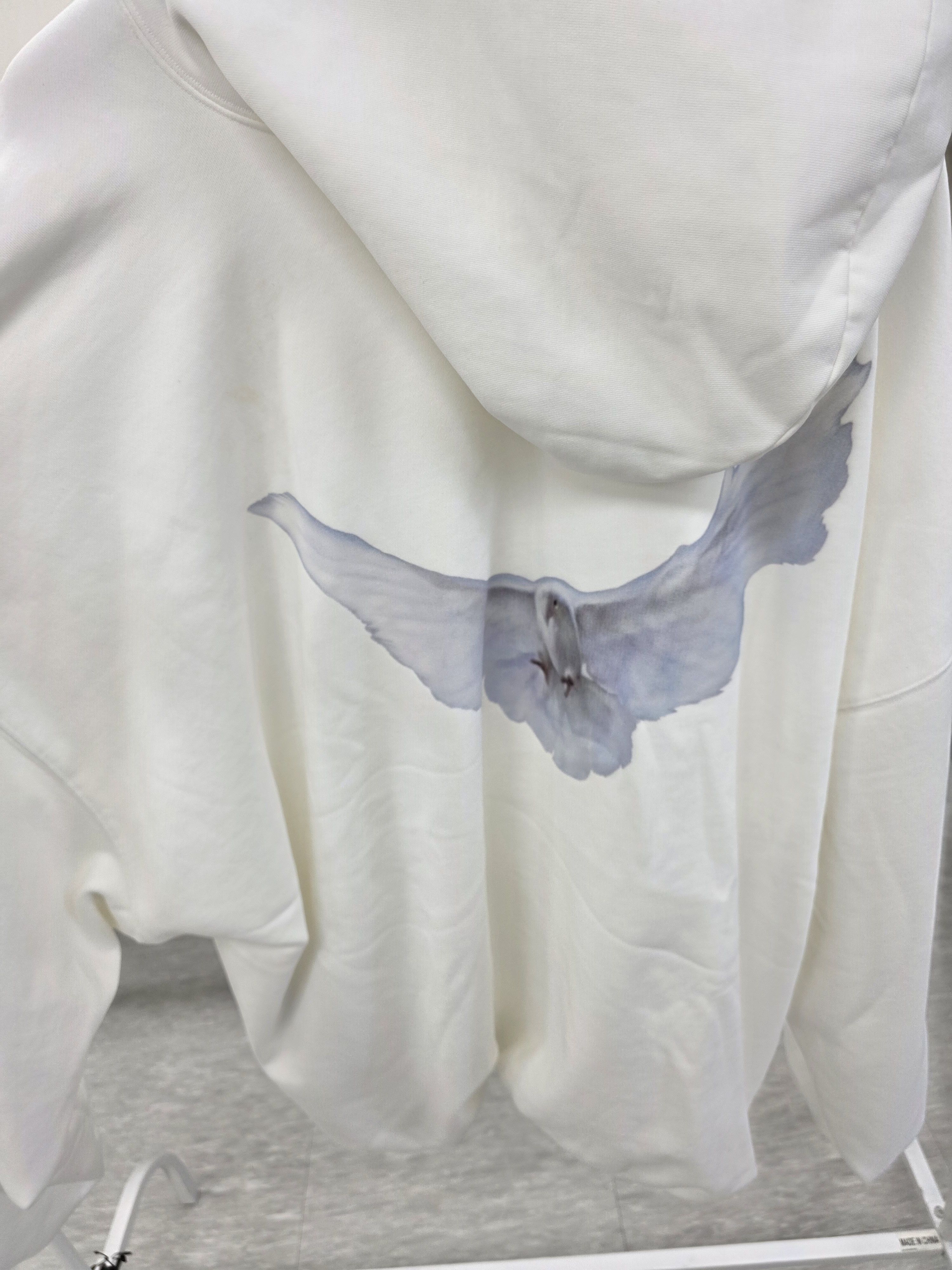 Balenciaga × Gap × Yeezy YEEZY GAP BALENCIAGA DOVE HOODIE WHITE 2xl 469530-01 Size US XXL / EU 58 / 5 - 6 Thumbnail