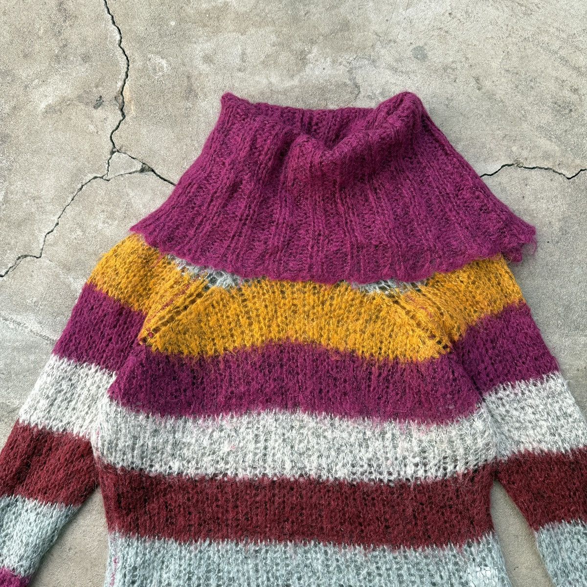 Japanese Brand × Vintage Y2K Only Mohair Sweater Size M / US 6-8 / IT 42-44 - 4 Thumbnail