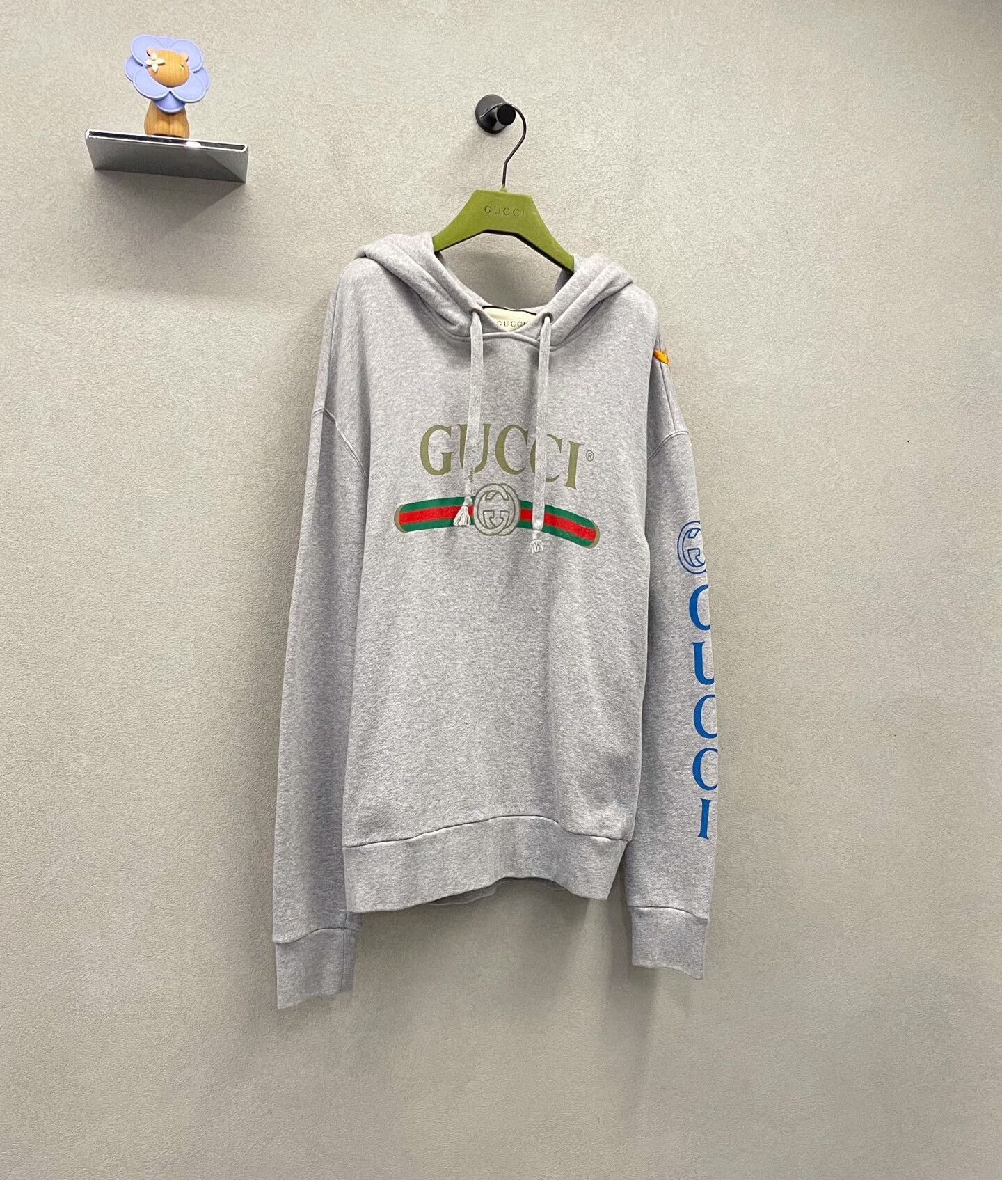 Gucci gray gucci sweatshirt with embroidered details Size US S / EU 44-46 / 1 - 3 Thumbnail