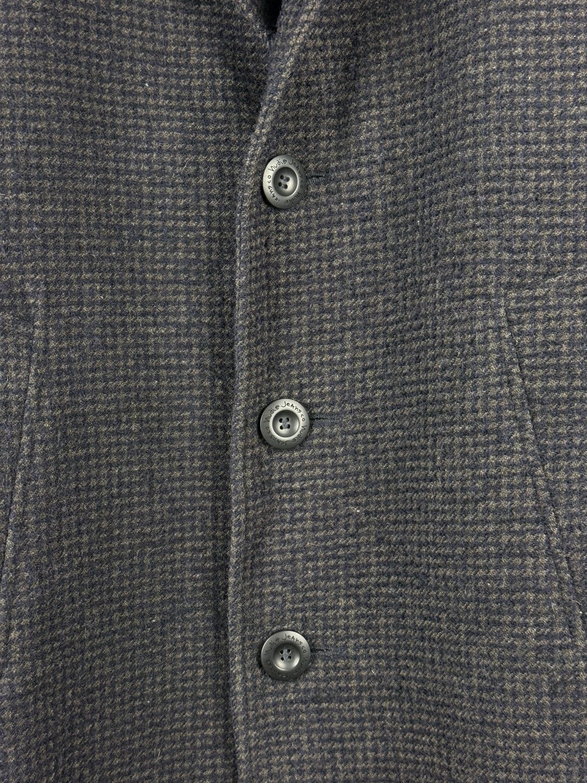 Nudie Jeans Nudie Jeans Co Waldo Recycled Check Wool Coat Jacket Size M Size US M / EU 48-50 / 2 - 10 Thumbnail