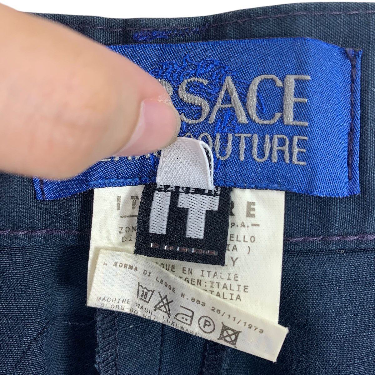 Versace VERSACE JEANS COUTURE ripstop single pocket cargo pants Size US 32 / EU 48 - 21 Thumbnail