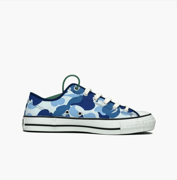 Bape A Bathing Ape ABC Camo Canvas Sneaker Blue Size US 8 / EU 41 - 2 Thumbnail