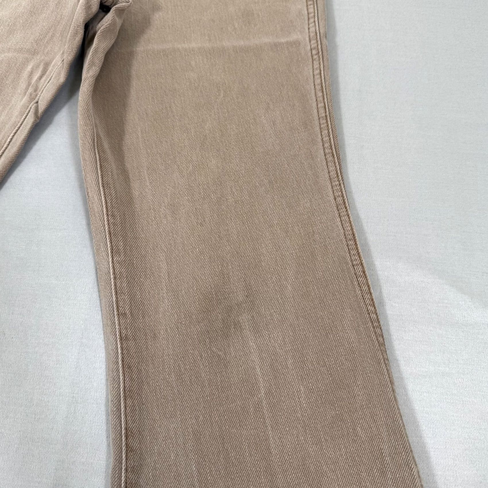 Wrangler Wrangler Jeans Womens 31x34 Beige High Rise Bootcut Denim Pants Size 24" / US 00 / IT 34 - 3 Thumbnail
