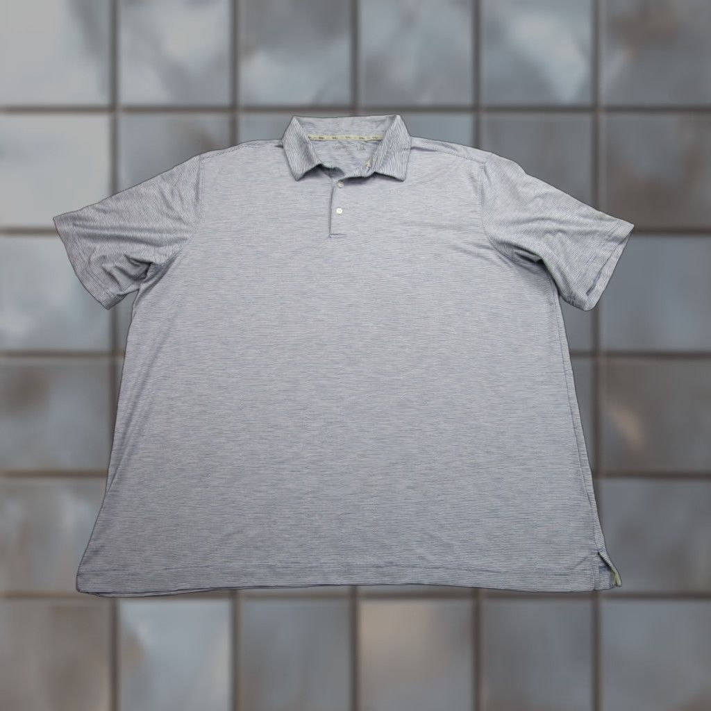 Vintage Walter Hagen Polo Shirt Mens 2XL Blue Performance Stretch Golf Casual Shirt Size US XXL / EU 58 / 5 - 1 Thumbnail