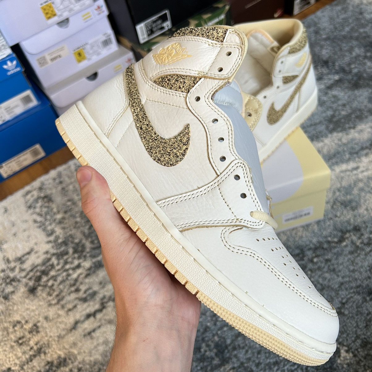 Jordan Brand × Nike AJ1 HiGH CRAFT ViBRATiONS OF NAiJA SAiL PALE VANiLLA CREAM Size US 9.5 / EU 42-43 - 2 Thumbnail