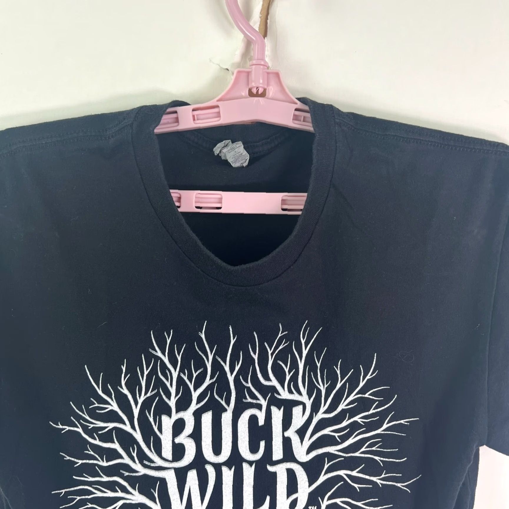 Next Level Next Level Buck Wild Shirt Mens Size S Black Graphic Print Crew Neck Short Sleeve Hunting Size US S / EU 44-46 / 1 - 3 Thumbnail