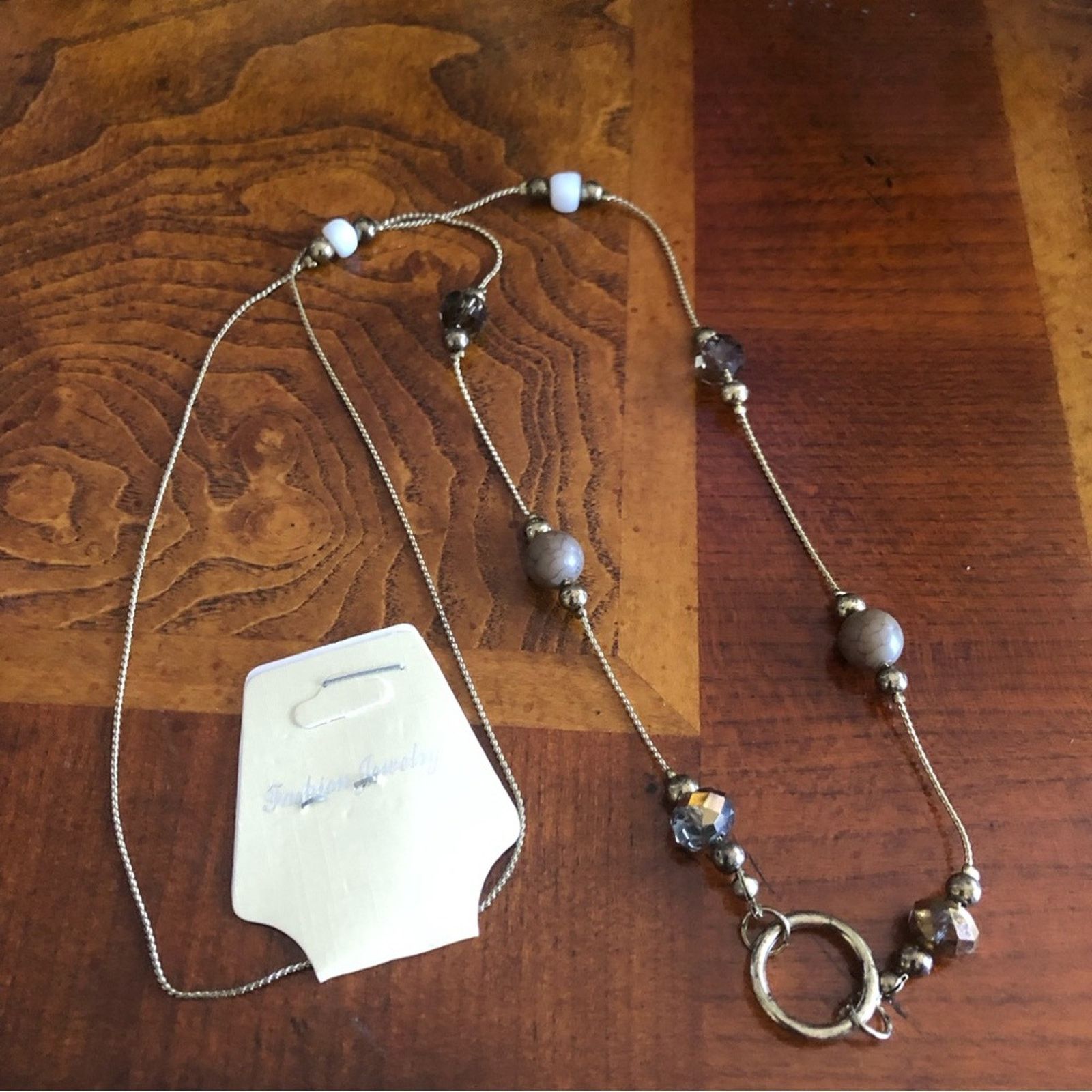 Jewelry Elegant minimalistic beaded gold tone chain necklace NWT Size ONE SIZE - 8 Thumbnail