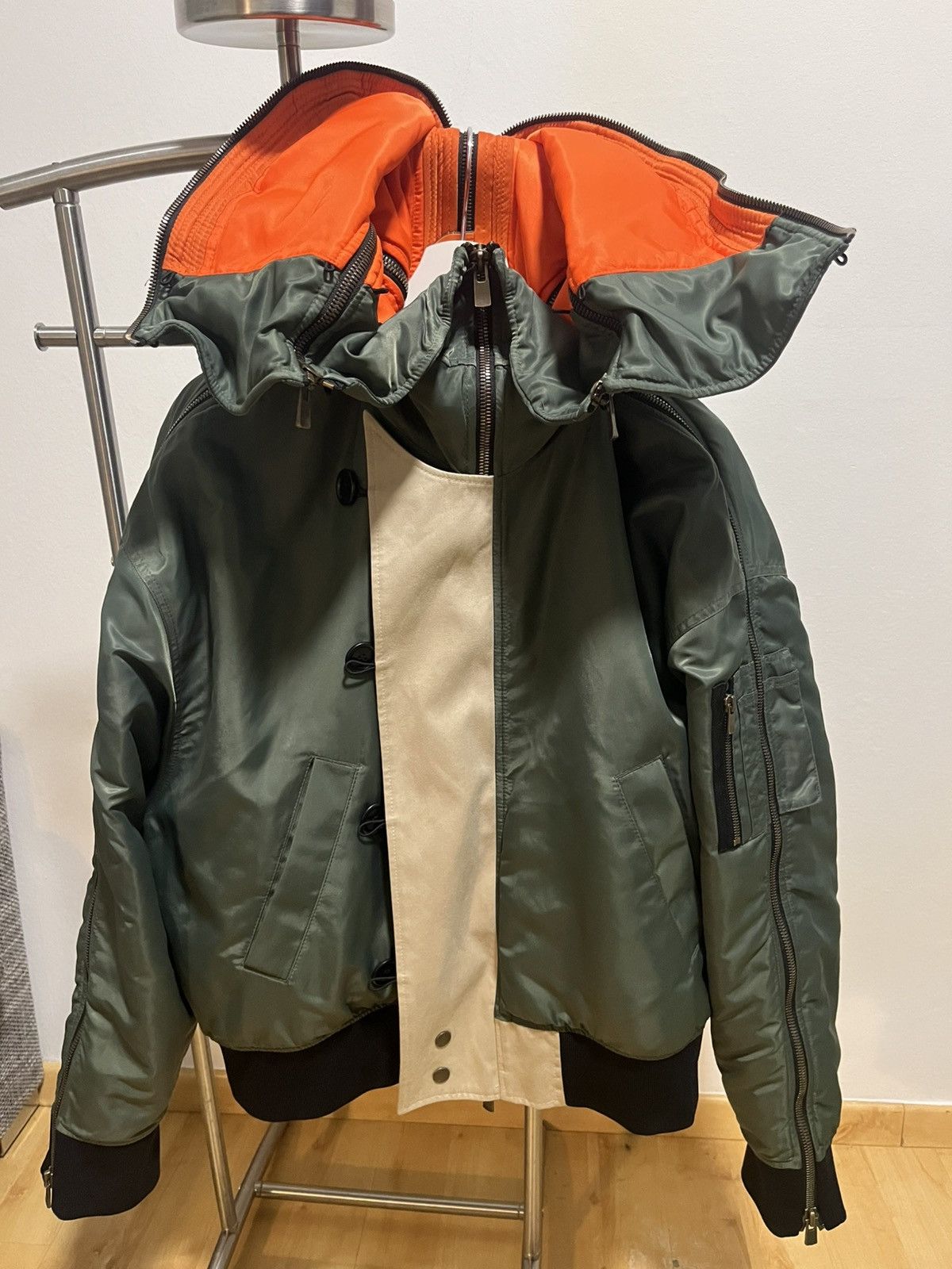 Y/Project Y Project Split Bomber Jacket Atelier Sample SS13 Size US S / EU 44-46 / 1 - 2 Thumbnail