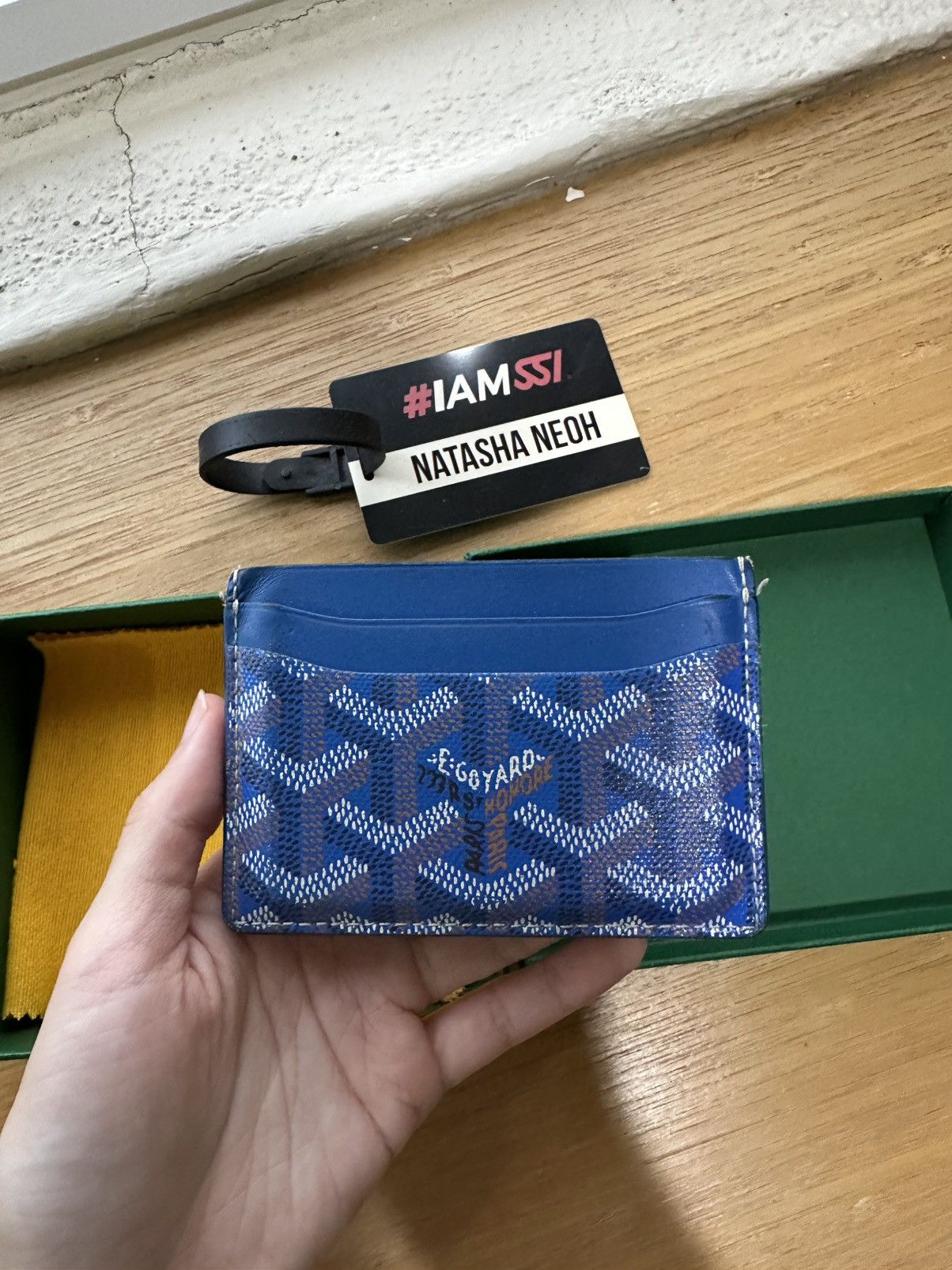 Goyard Saint Sulpice Cardholder Blue