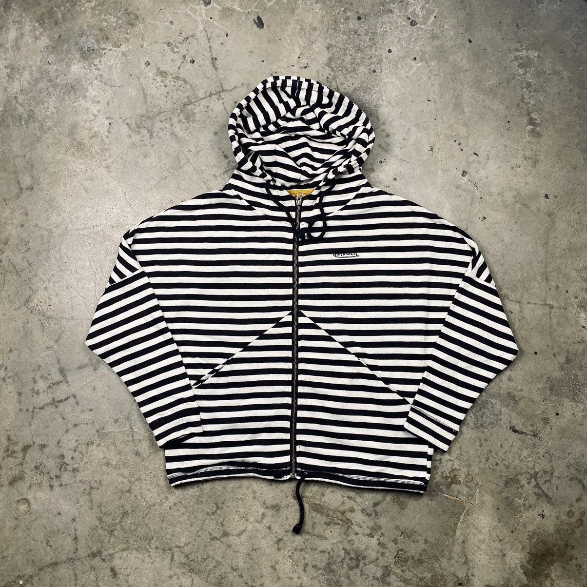 Vintage × Von Dutch y2k Von Dutch Striped Baggy Boxy Drop Shoulder Zip Up Size M / US 6-8 / IT 42-44 - 1 Thumbnail