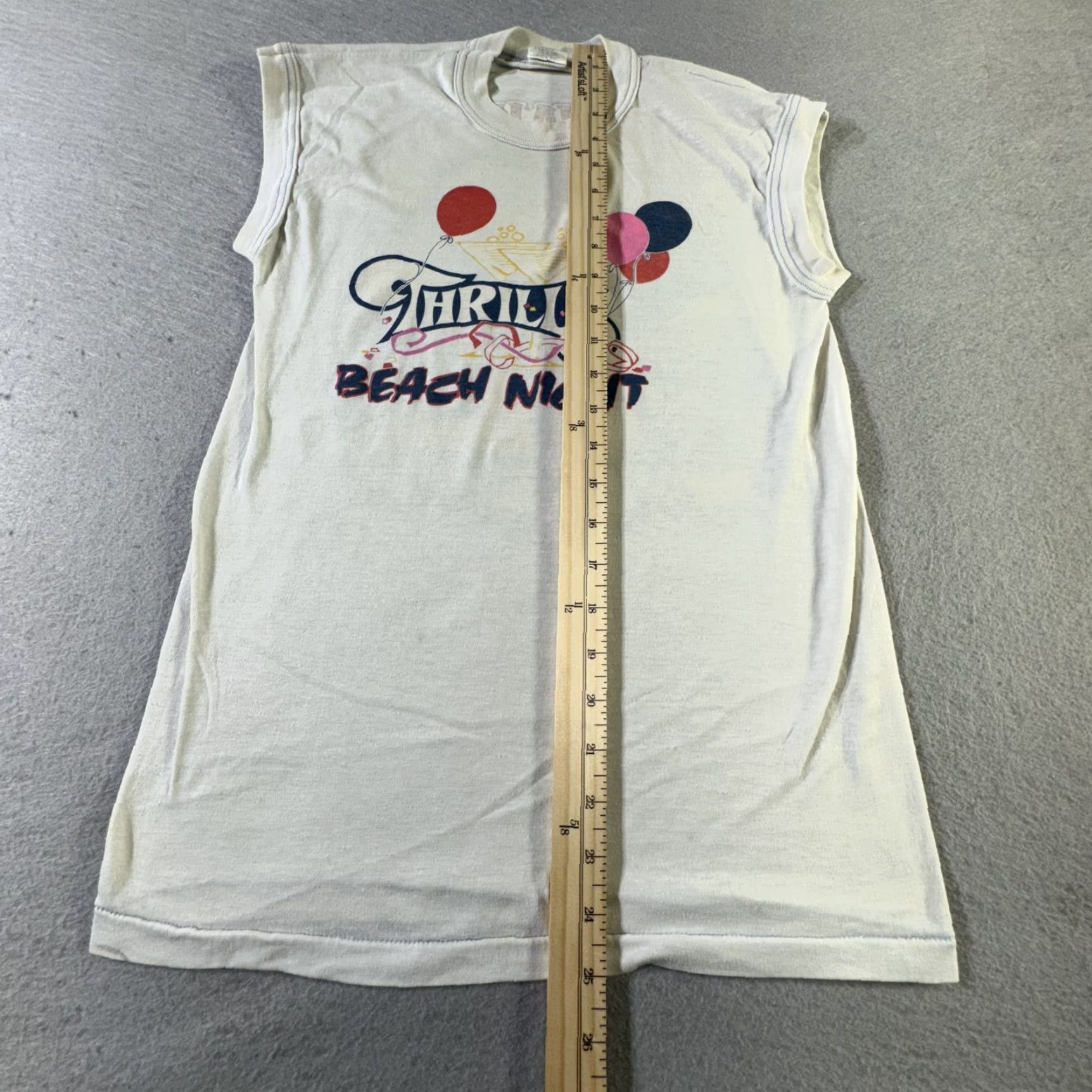 THRILLS VINTAGE Signal T-Shirt Men’s Medium Hawaiian Tropic Parrot Graphic 80s Beach Night Tee White Mens Size US M / EU 48-50 / 2 - 6 Thumbnail