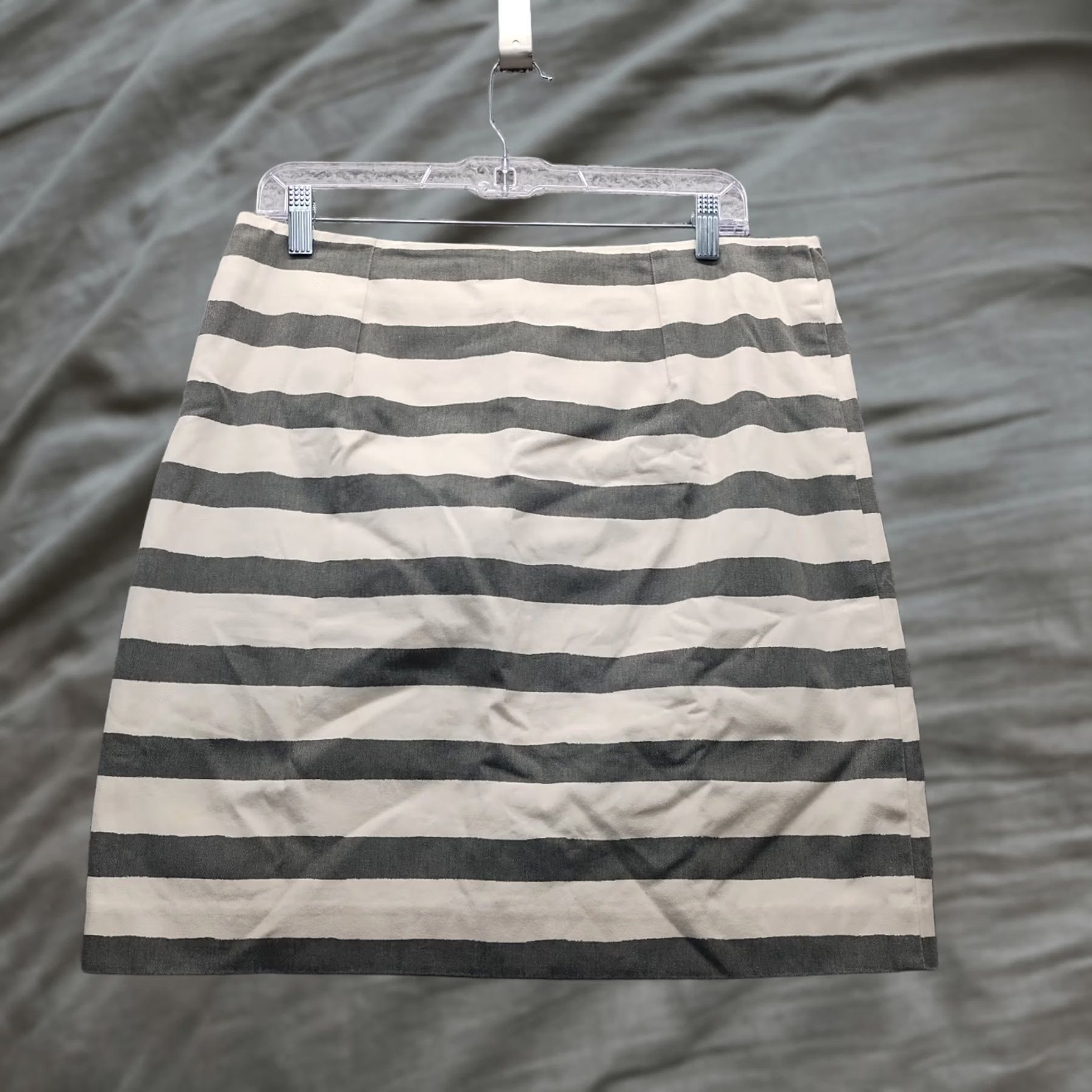 Boden Boden Womens 10 Multicolor Striped Patchwork Floral Lined Side Zip Pencil Skirt Size 32" / US 10 / IT 46 - 1 Thumbnail
