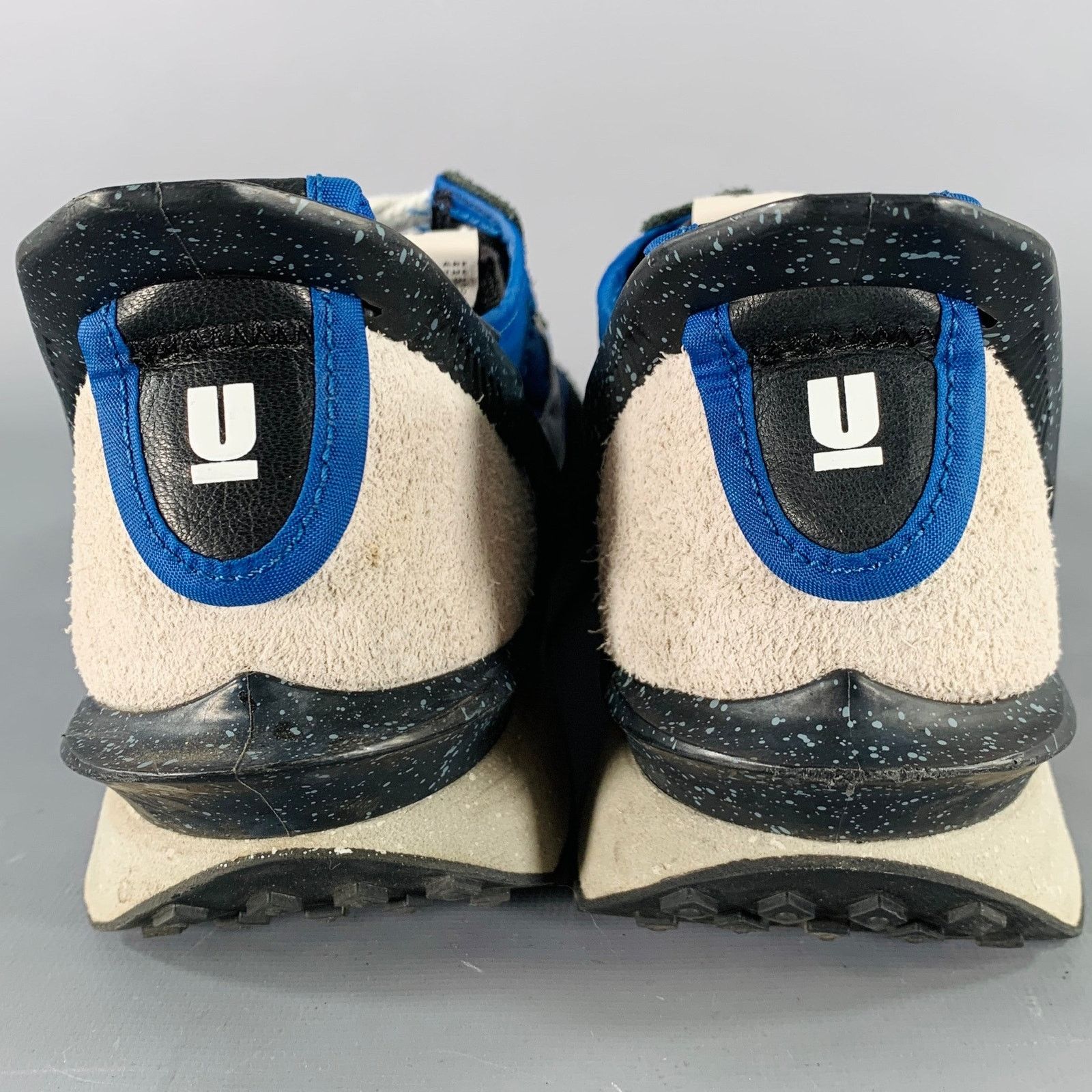 Undercover UNDERCOVER x NIKE Black Blue Color Block Lace-Up Sneakers Size US 10.5 / EU 43-44 - 3 Thumbnail