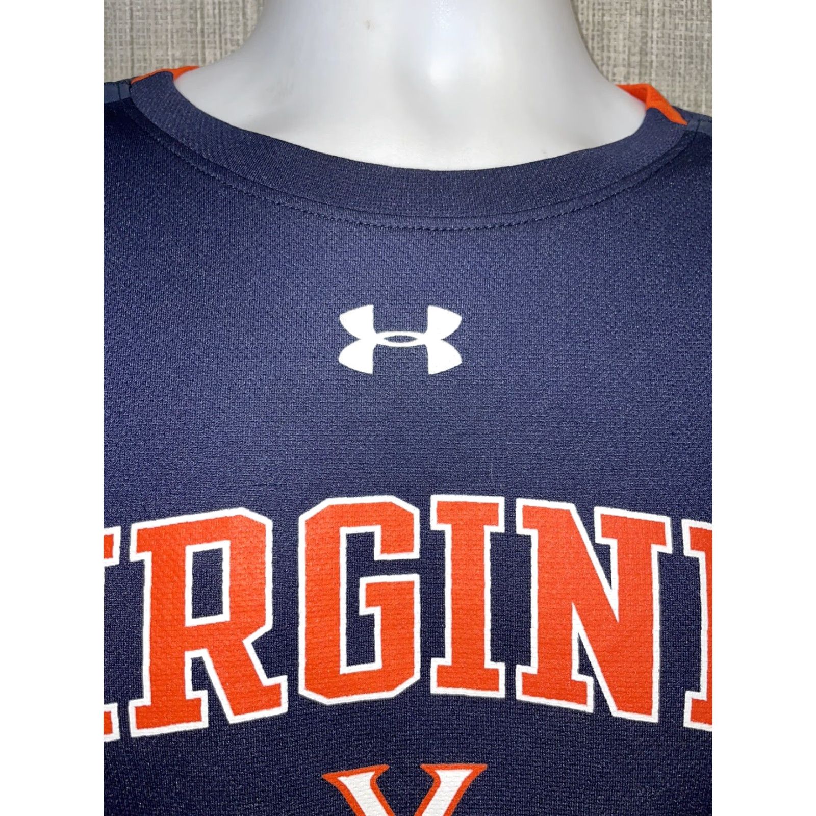 Under Armour Under Armour Loose HeatGear Virgine Athletic Shirt Mens 2XL Blue T-Shirt Athletic Mens Under Armour HeatGear Size US XXL / EU 58 / 5 - 2 Thumbnail