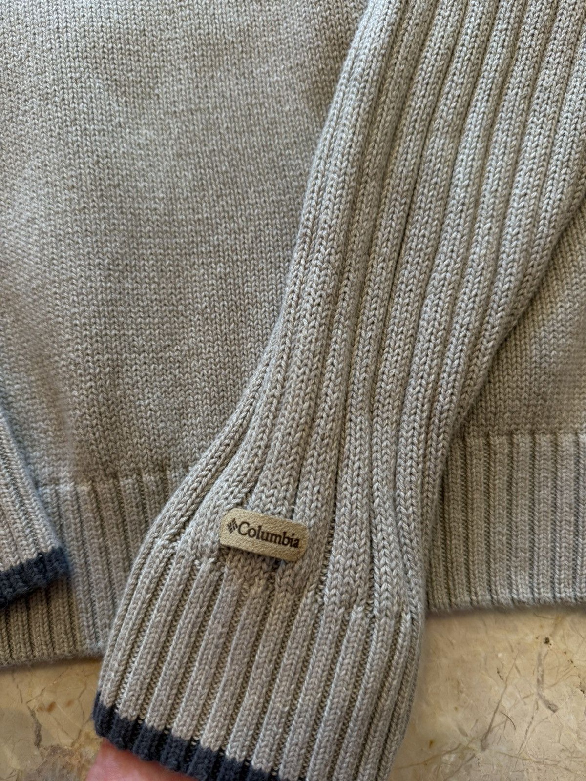 Columbia Vintage Columbia Grey knit sweater Size US L / EU 52-54 / 3 - 2 Thumbnail