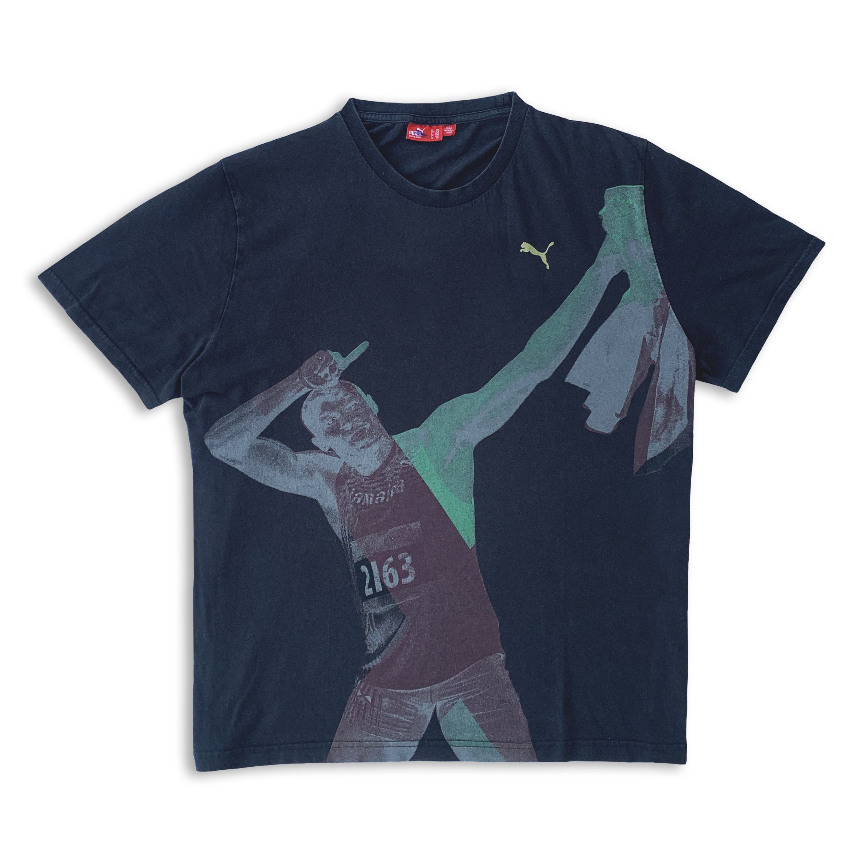 Puma Puma USAIN BOLT T shirt Tee Running World Champion Olympic Size US XXL / EU 58 / 5 - 2 Thumbnail