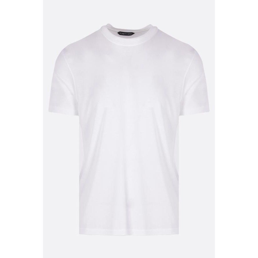 Tom Ford TOM FORD Stretch White Jersey T-Shirt New & Authentic (Men's Size US M / EU 48-50 / 2 - 1 Thumbnail