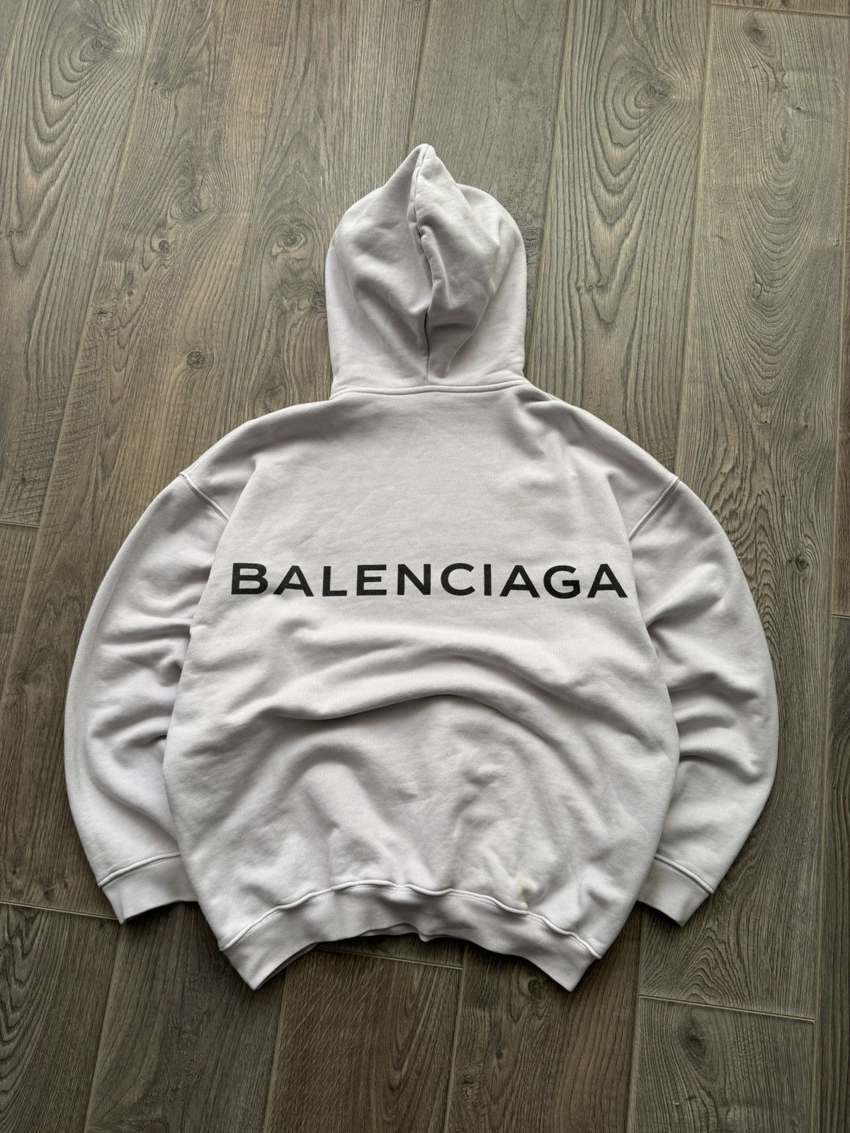 Balenciaga Balenciaga Big Back Logo Hoodie Size US L / EU 52-54 / 3 - 1 Thumbnail